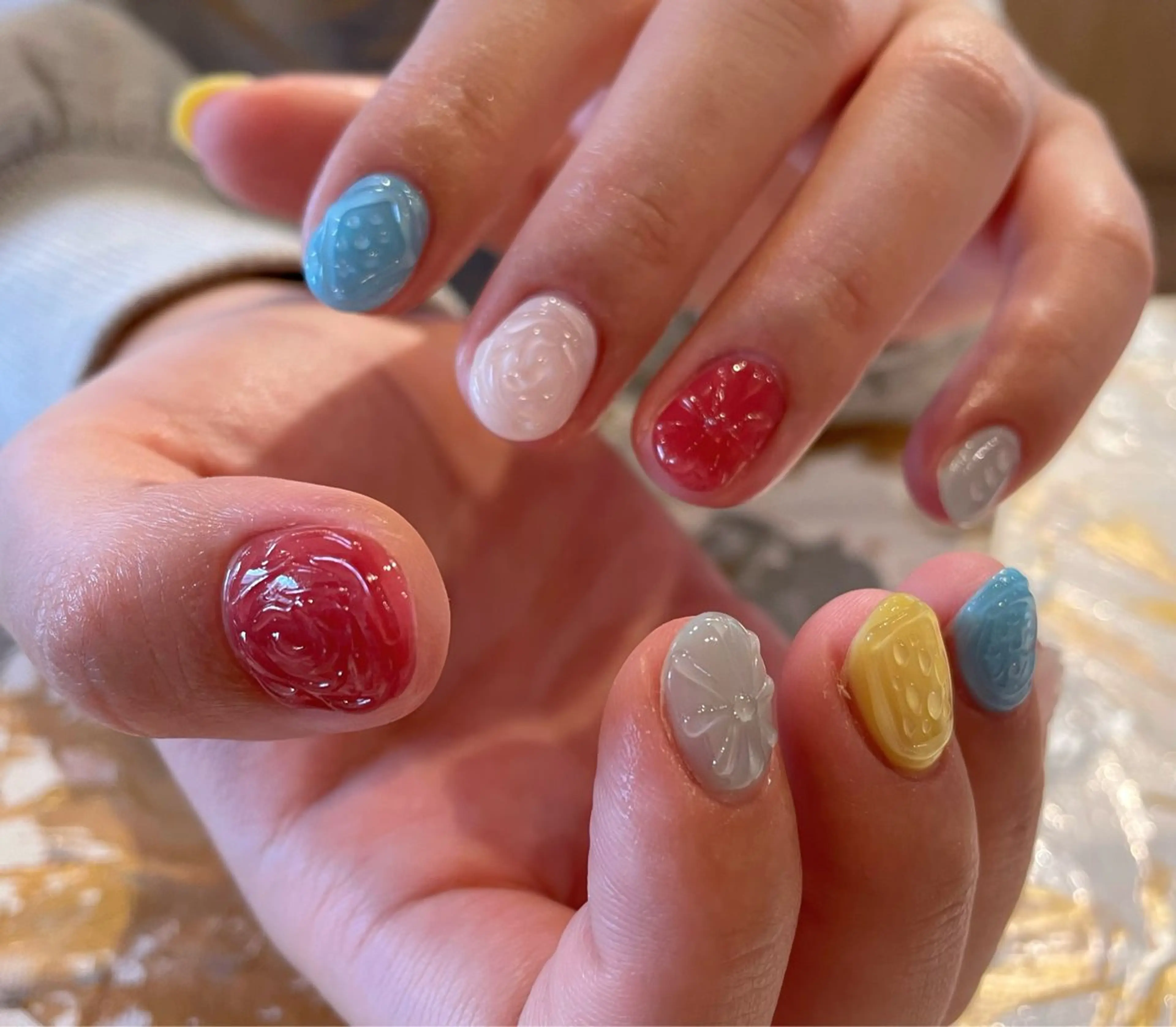 ネイル ハンドネイル ネイリスト ❄️ユキ(店長)❄️のネイルデザイン