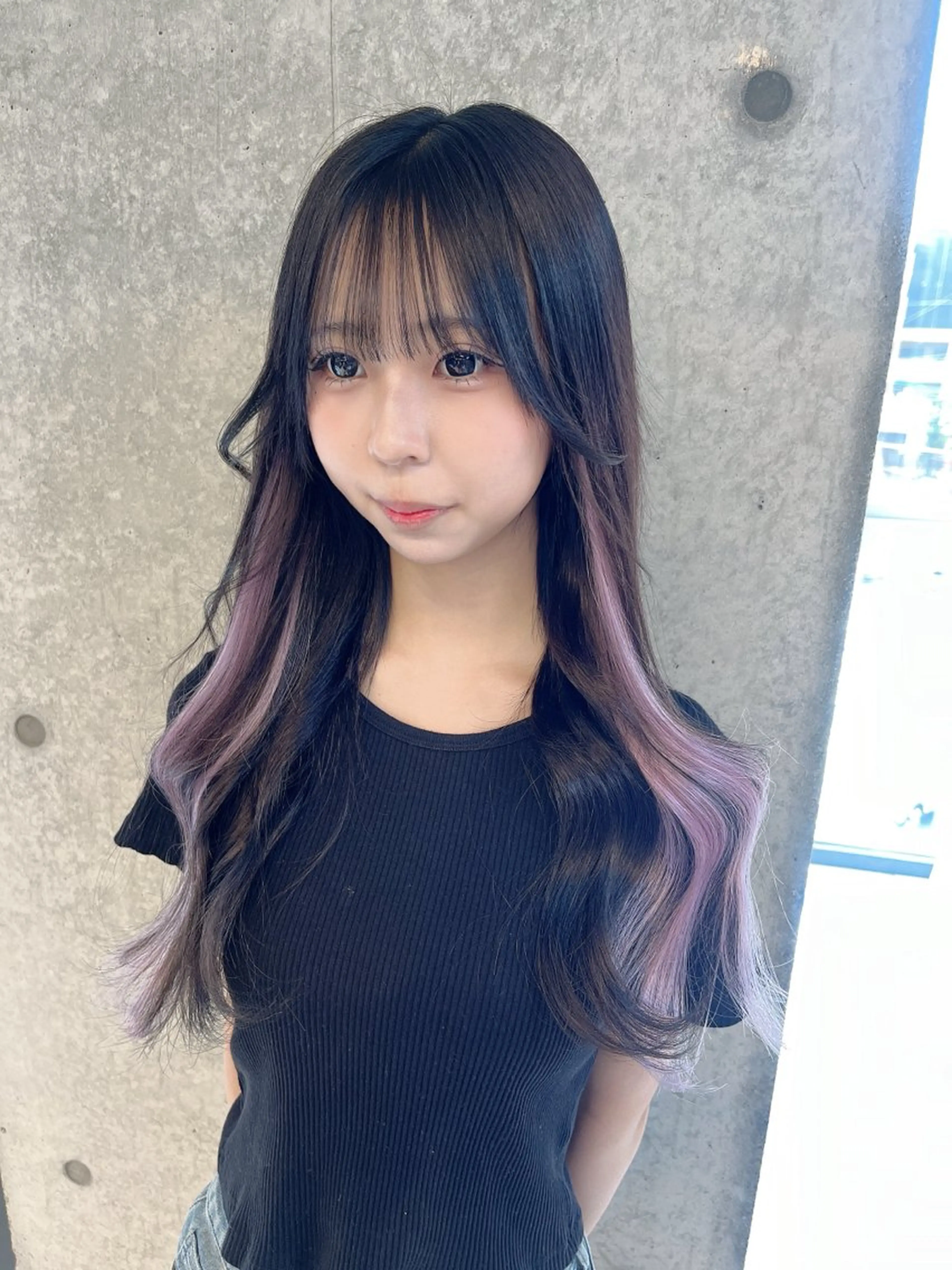 ロング エクステ エクステ りおな/エクステ /ミルクティーカラーのヘアスタイル