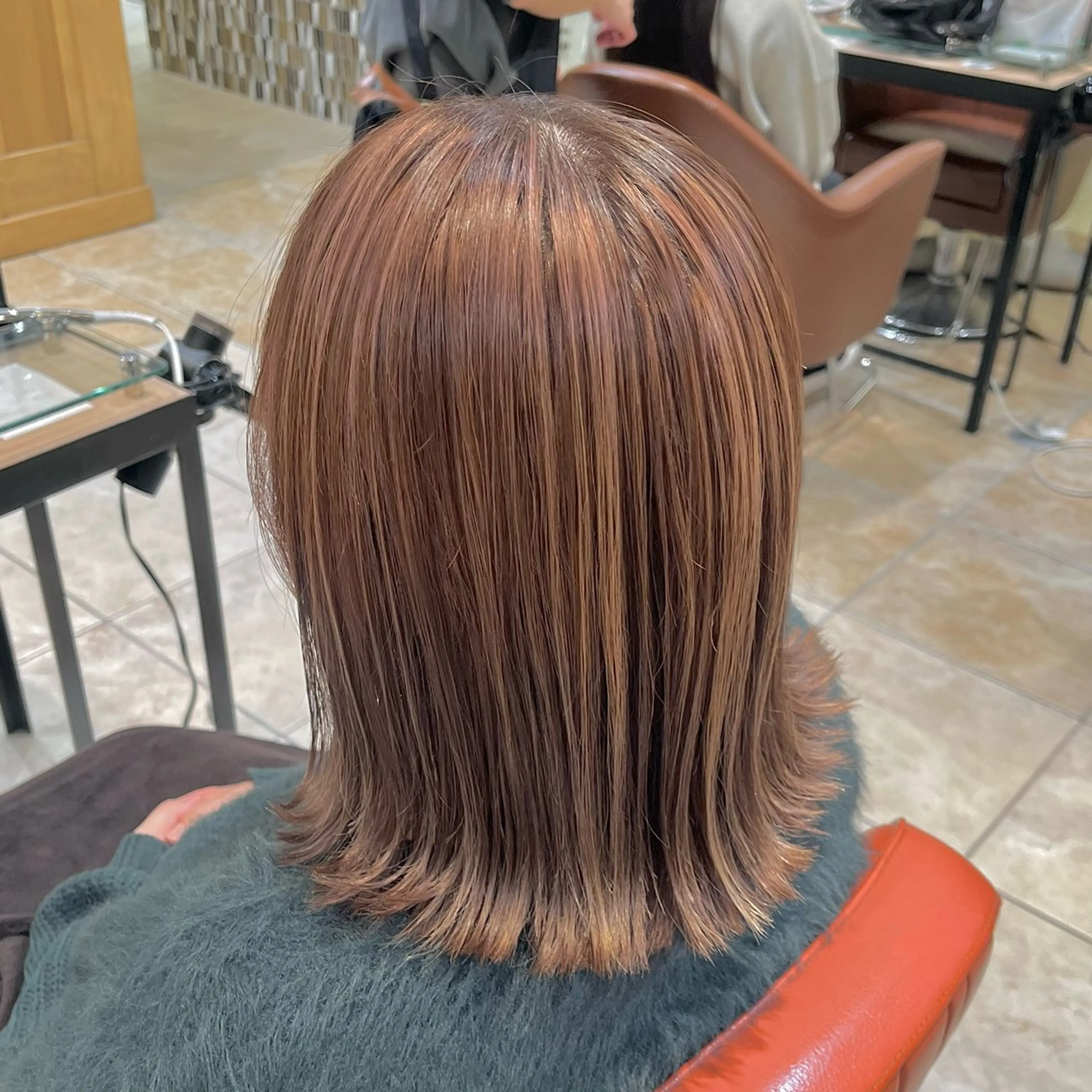 ミディアム カラー カット ヘアカラー YUMEKA🩶 /透明感カラーのヘアスタイル