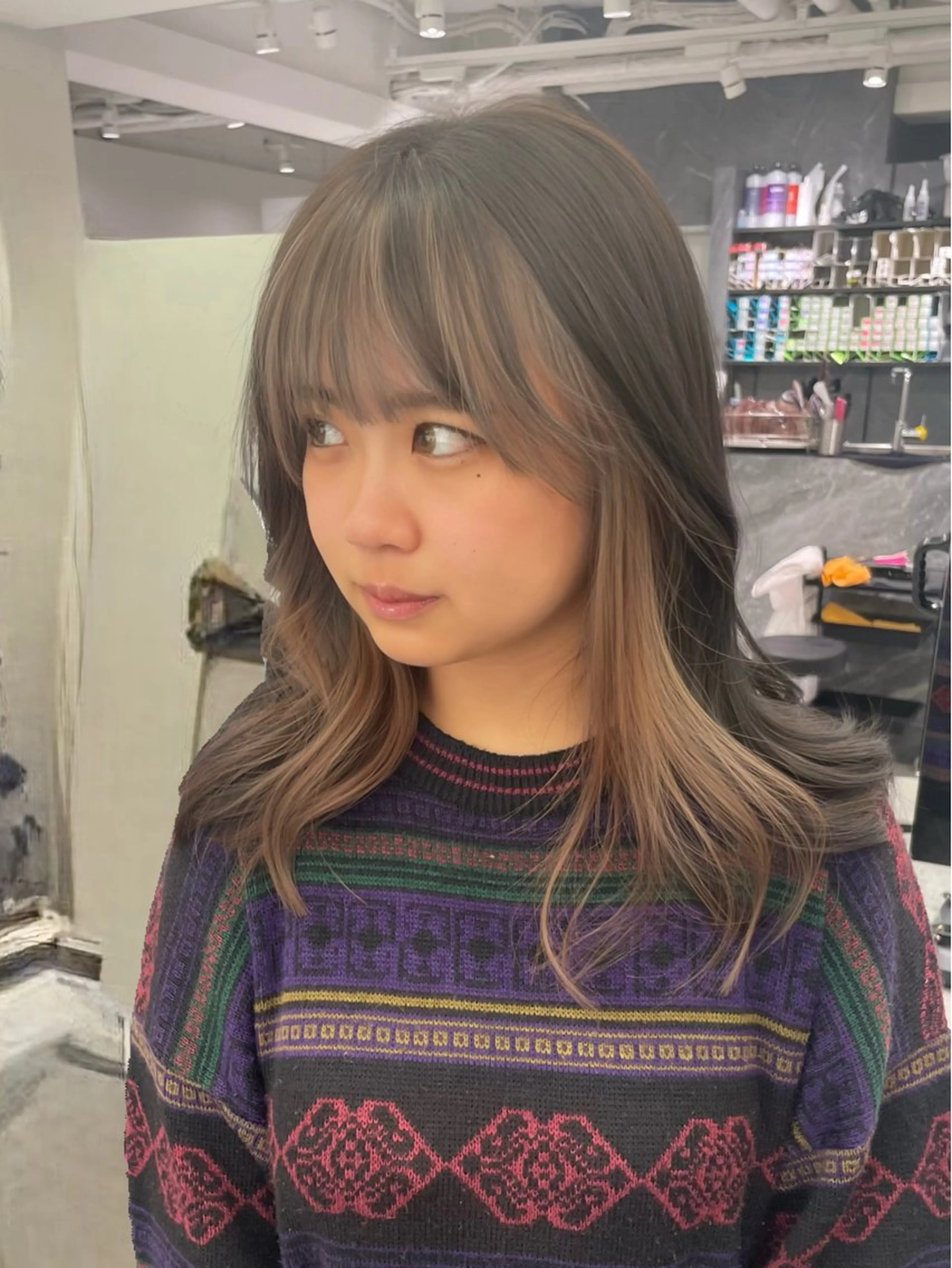 ショート 💚色落ちまで可愛い 髪質改善カラーゆうまのヘアスタイル