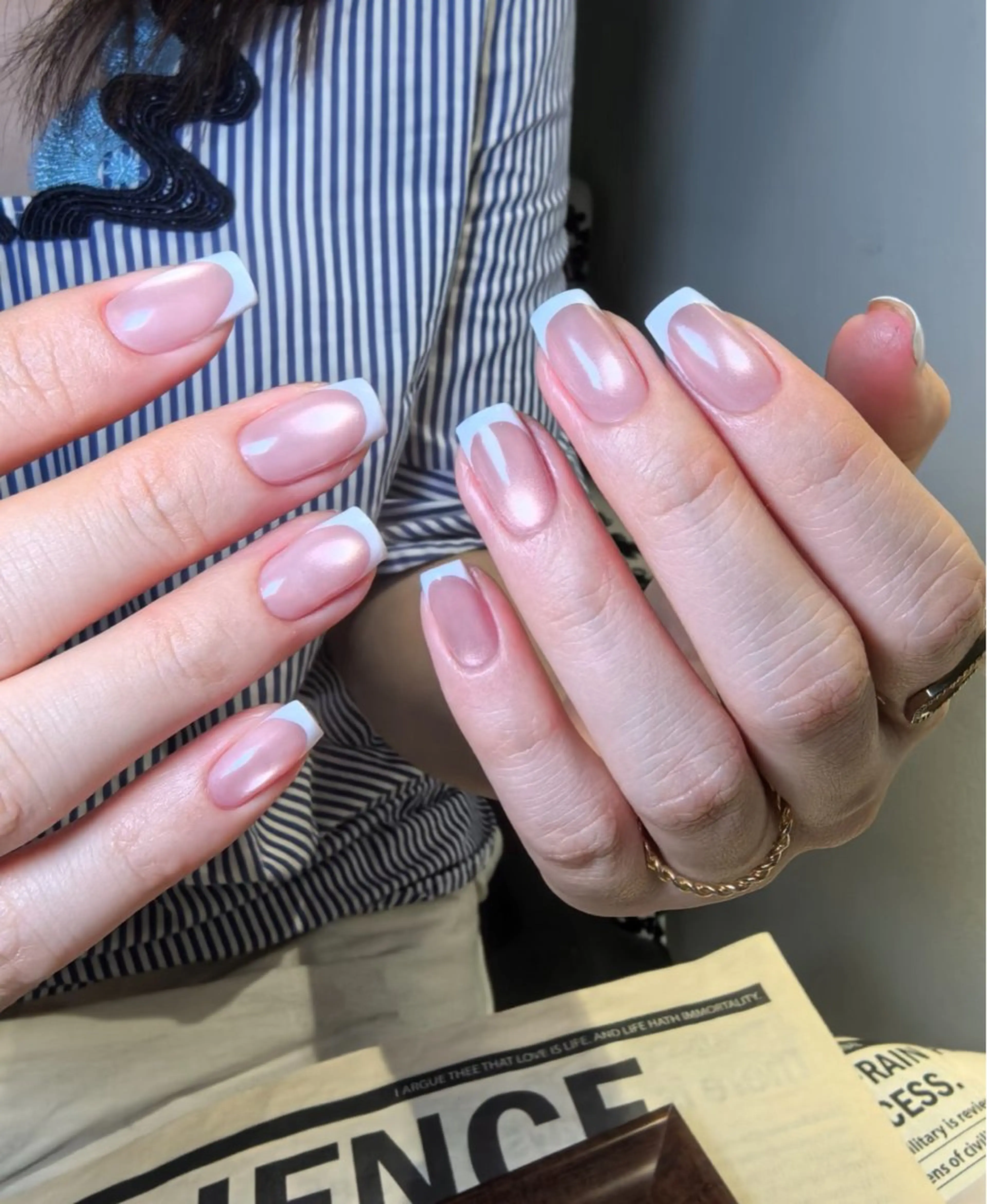 ネイル ハンドネイル パラジェル登録店　Nailsalon Amour  上野湯島店所属・🫧 はる🩵のネイルデザイン