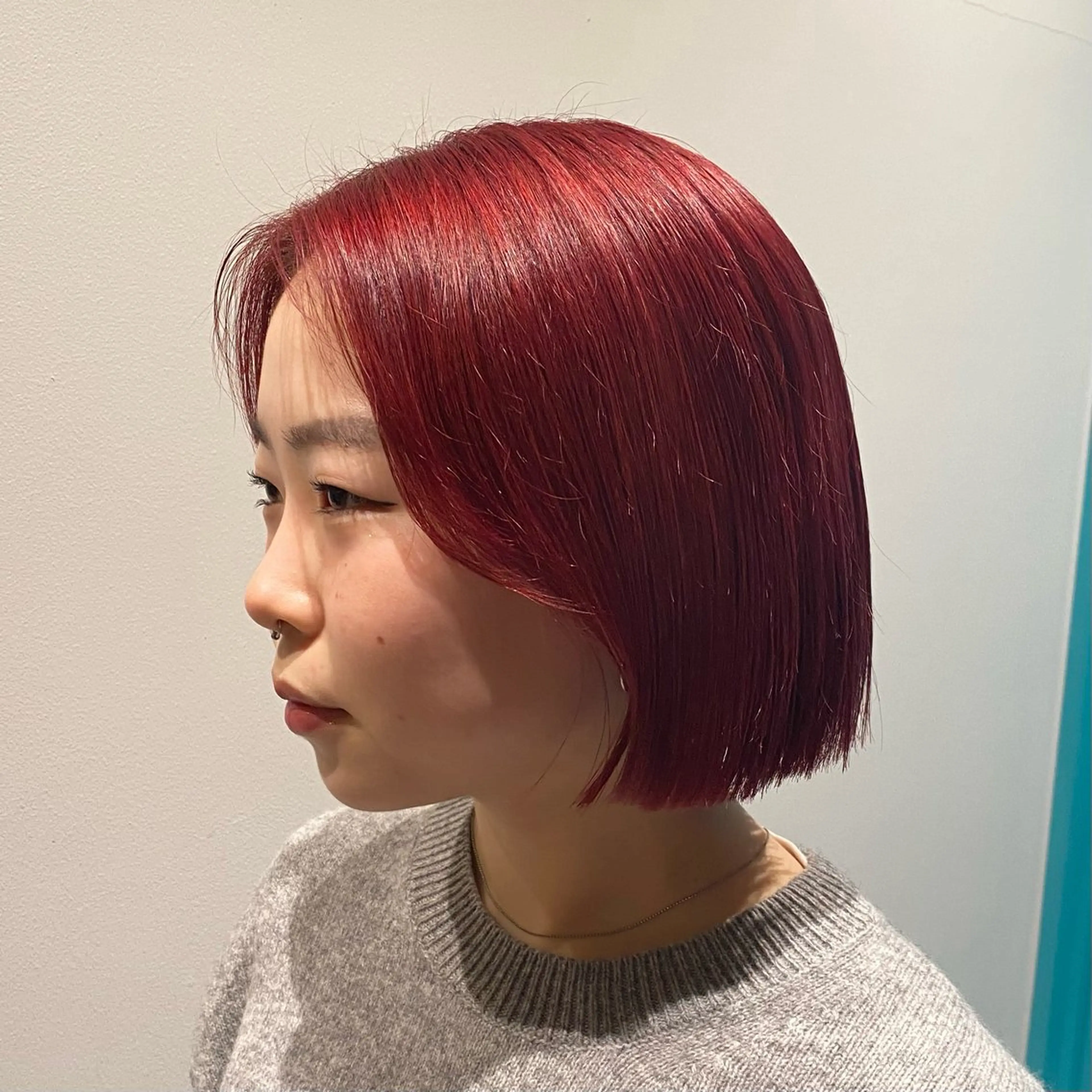カラー ヘアカラー 韓国ヘア AINA🐱のヘアスタイル