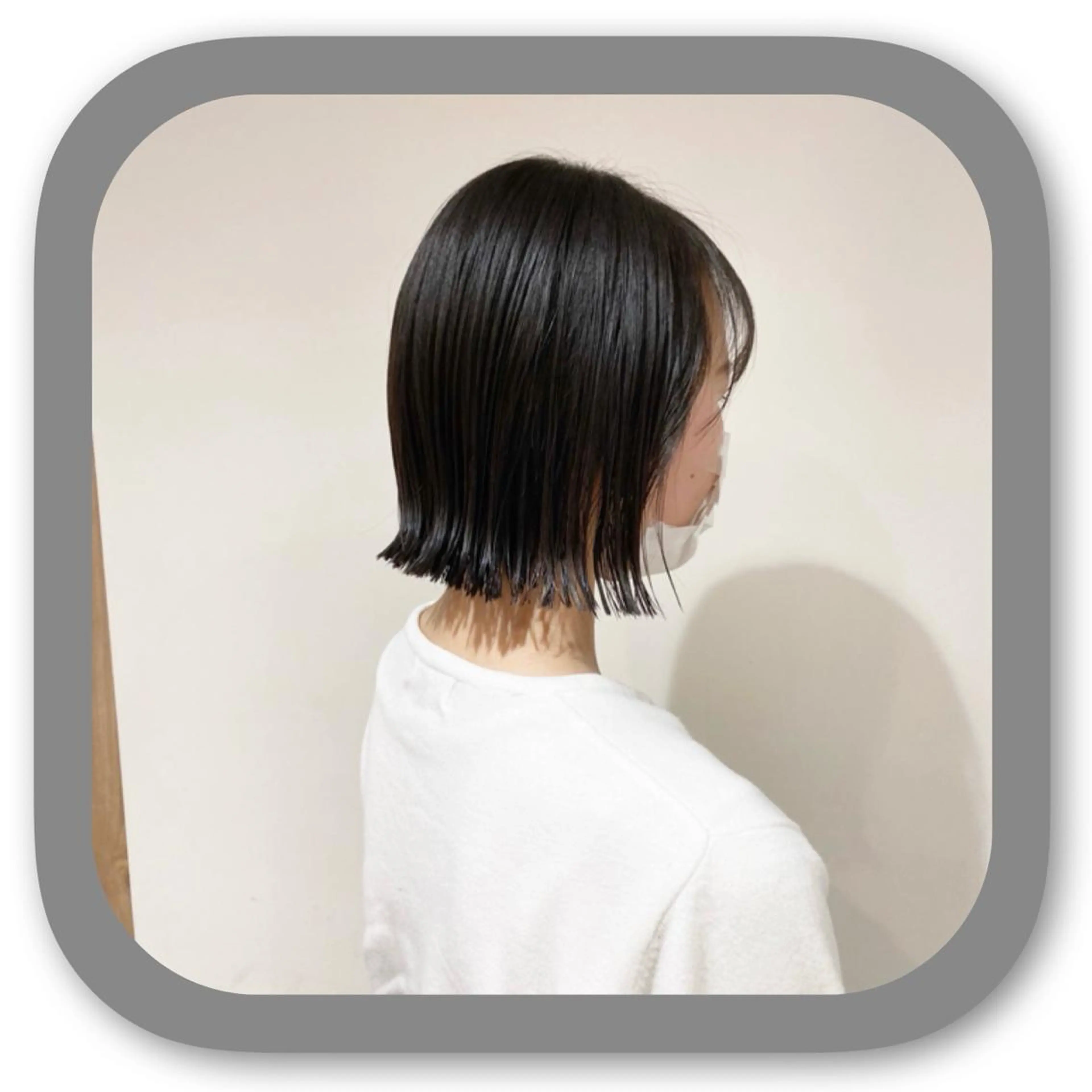 ショート アッシュ ボブ 髪質改善 レイヤーカット ショートヘア カット ショート〜ミディアム 喜多司のヘアスタイル