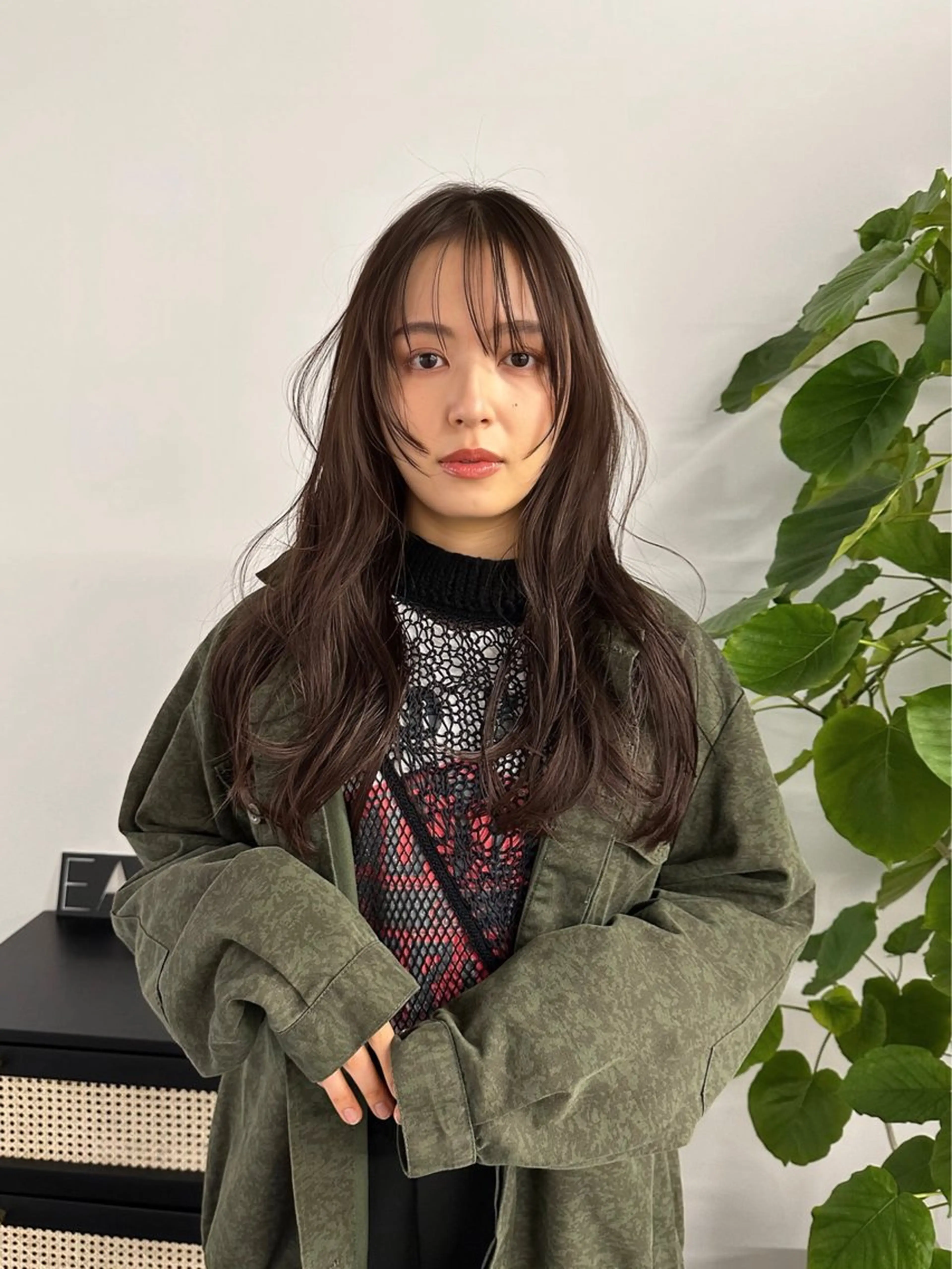 ロング カラー レイヤーカット LEANE THE TOKYO所属・レイヤーカット無料/ 青山/荒谷進介のヘアスタイル