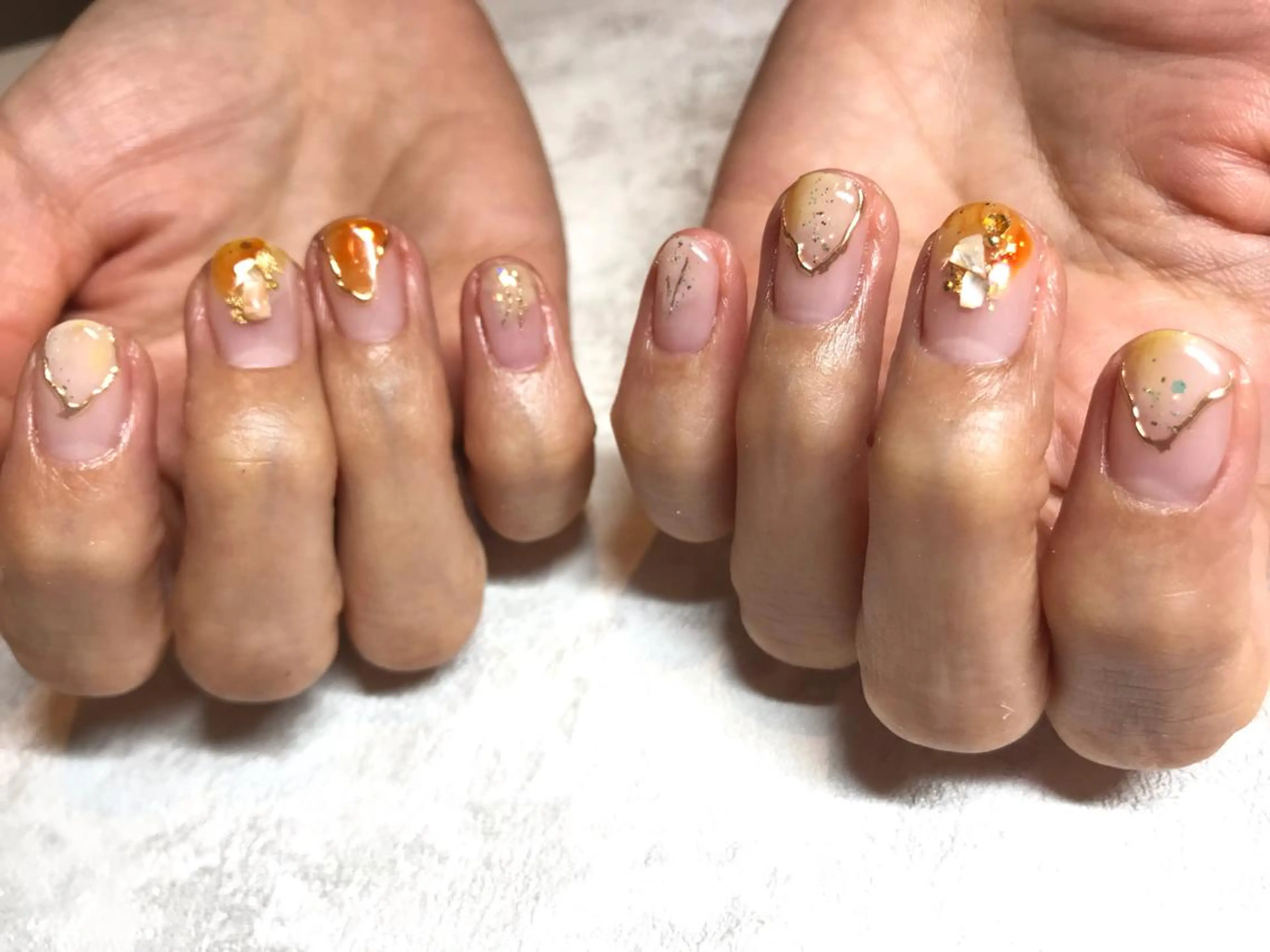 ネイル シンプルネイル nail salon　Natural Cure所属・平井 彩香のネイルデザイン