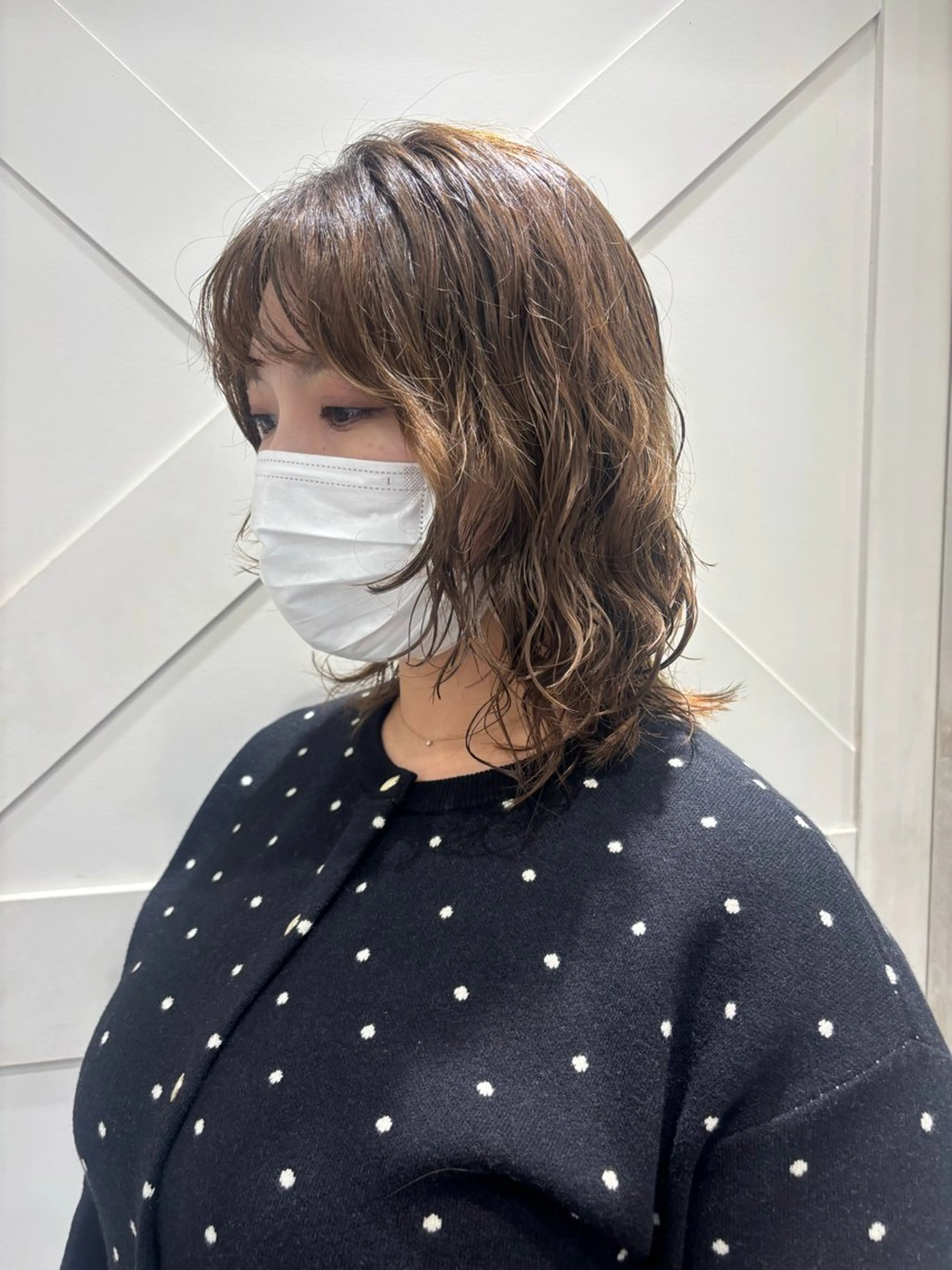 禁断のブリーチパーマ✨+カット✂️+トリートメントの写真