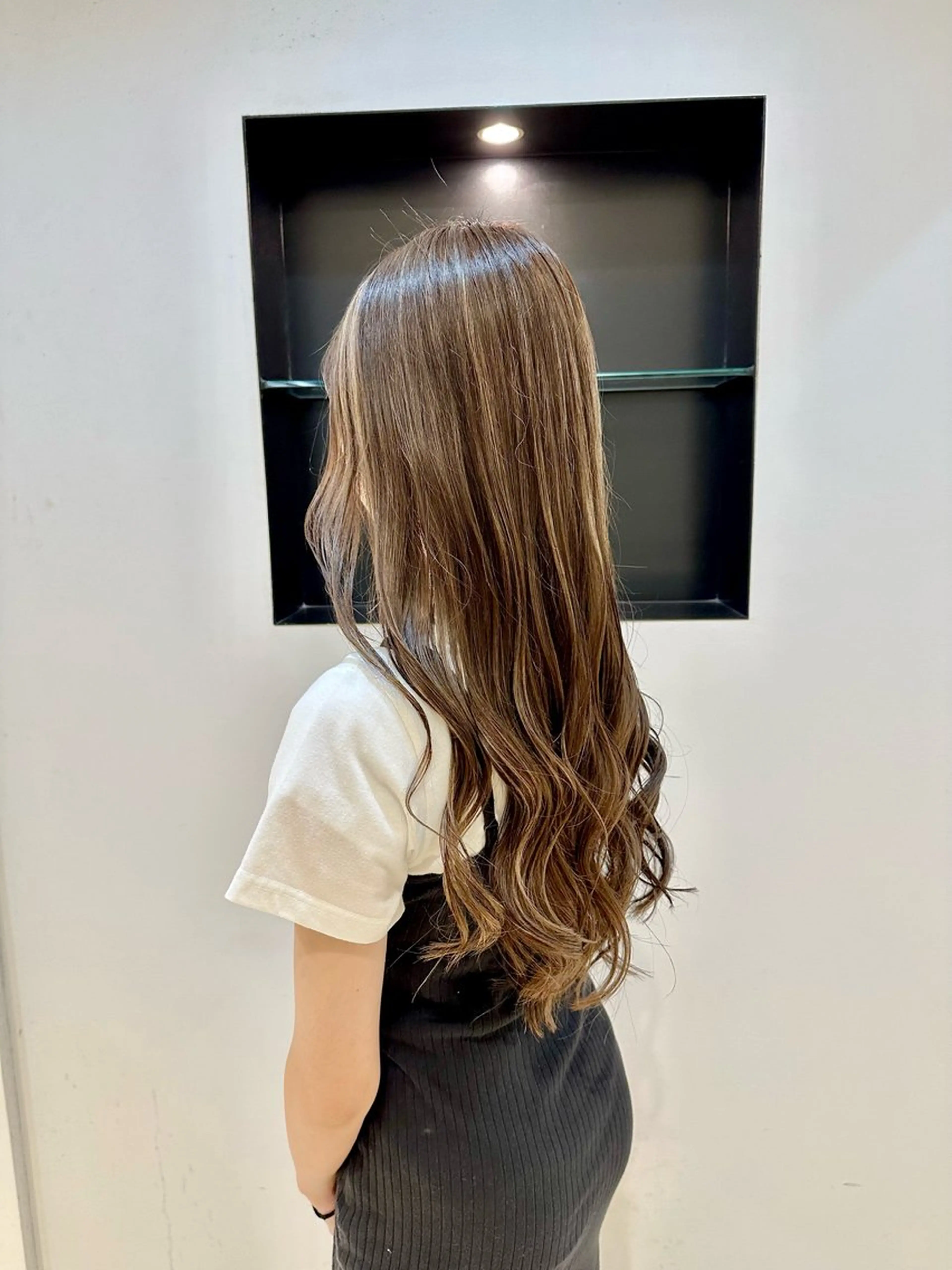 ロング カラー TAYA大阪上本町所属・十場【髪質改善】 【ダブルカラー】のヘアスタイル