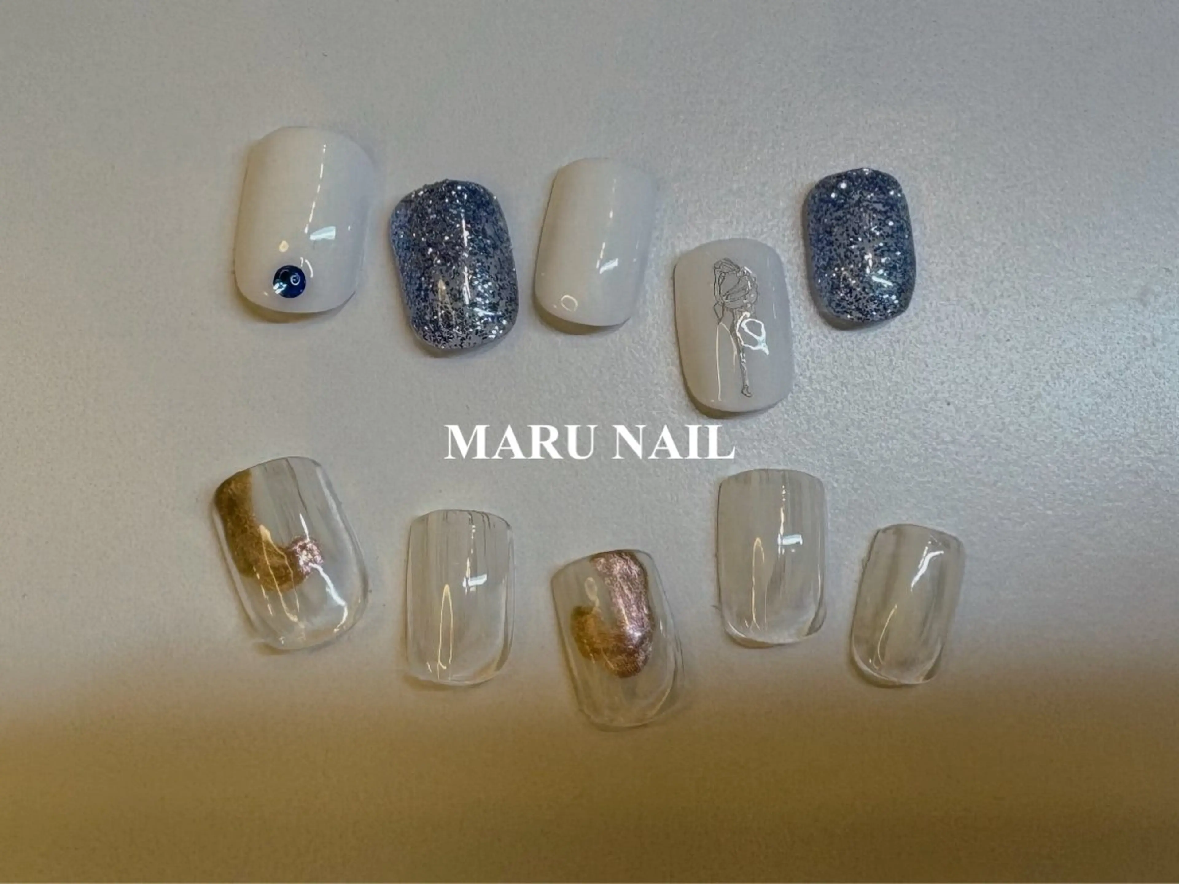 ネイル シンプルネイル ハンドネイル MARU NAIL natsukiのネイルデザイン