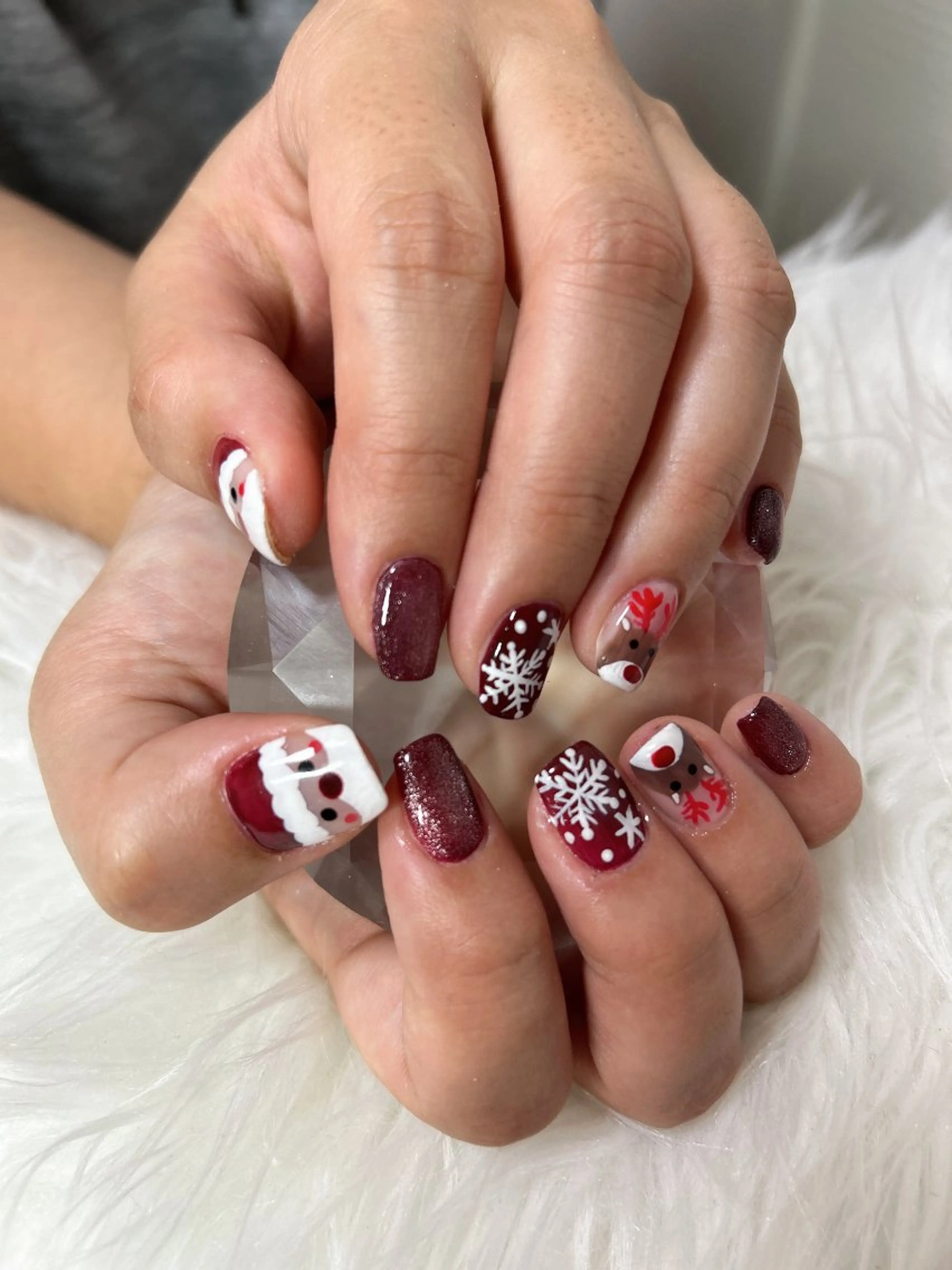 ネイル 冬ネイル クリスマス Beauty　salon Alona所属・ALONA☀️ Nail💅のネイルデザイン