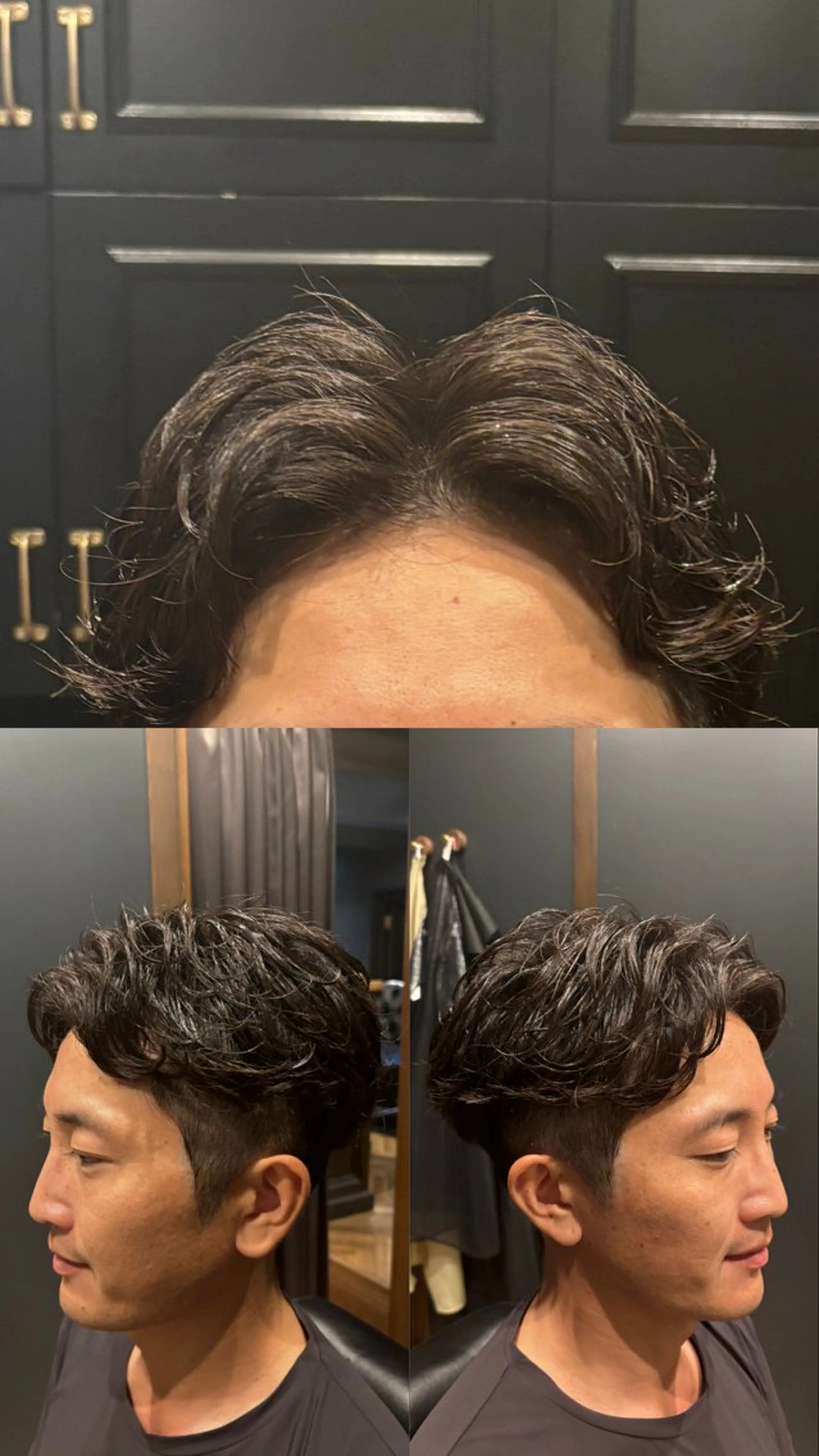 ショート パーマ メンズ メンズパーマ 銀座shino~灯~HANARE所属・メンズパーマ/ 大須田 倭のヘアスタイル