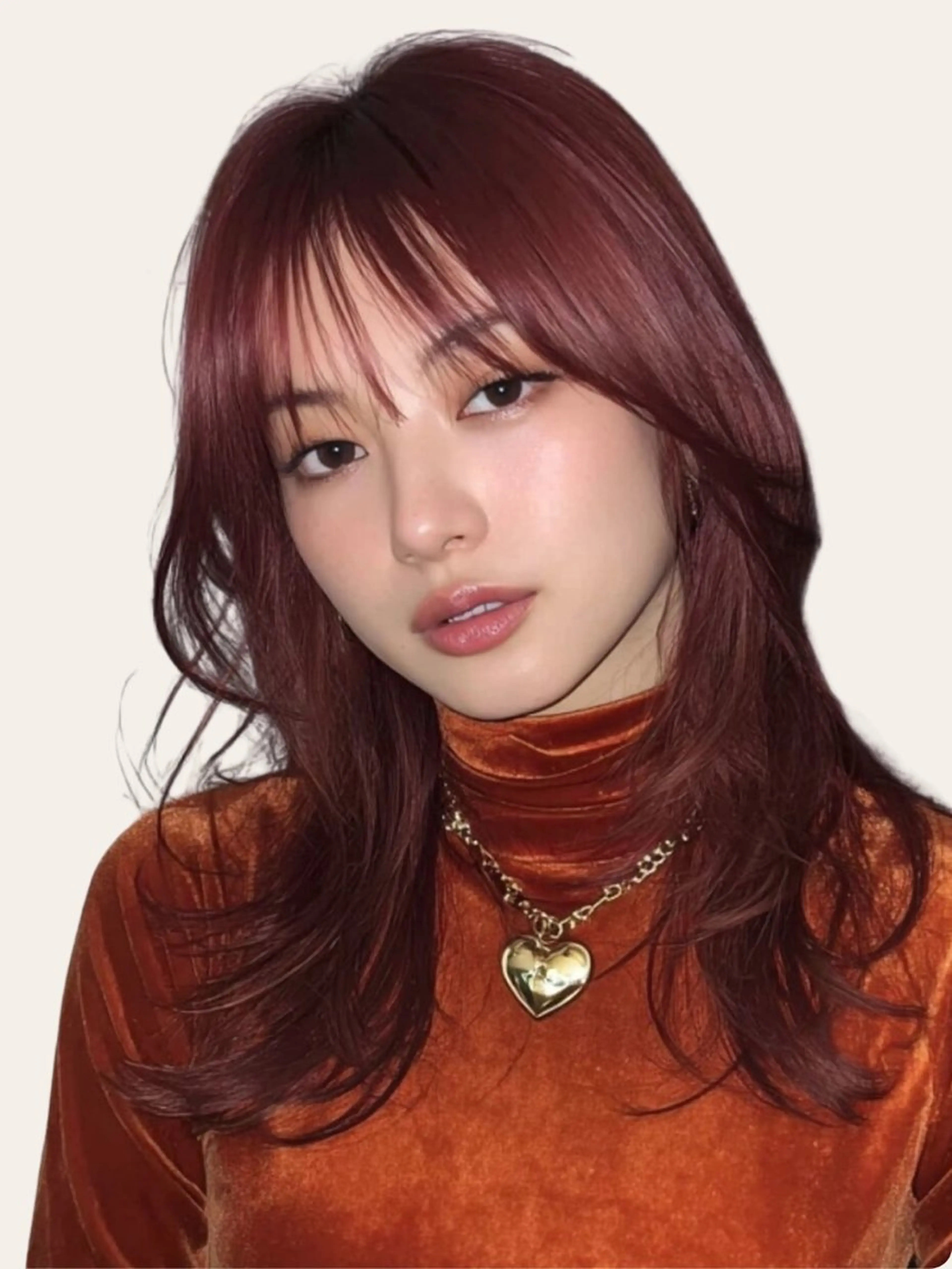 ミディアム カット ヘアカラー トリートメント ニワ/レイヤーカット /透明感カラー💎のヘアスタイル