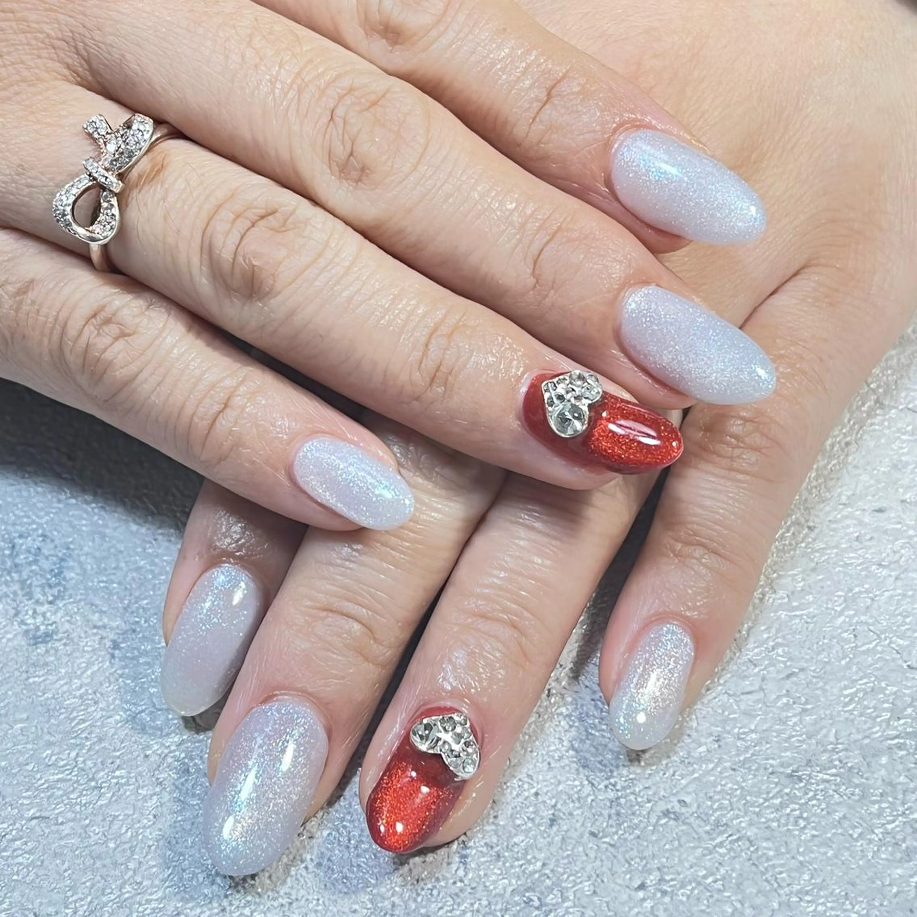 ネイル バレンタイン ハンドネイル Nail Space R所属・ネイルスペースR 小林のネイルデザイン