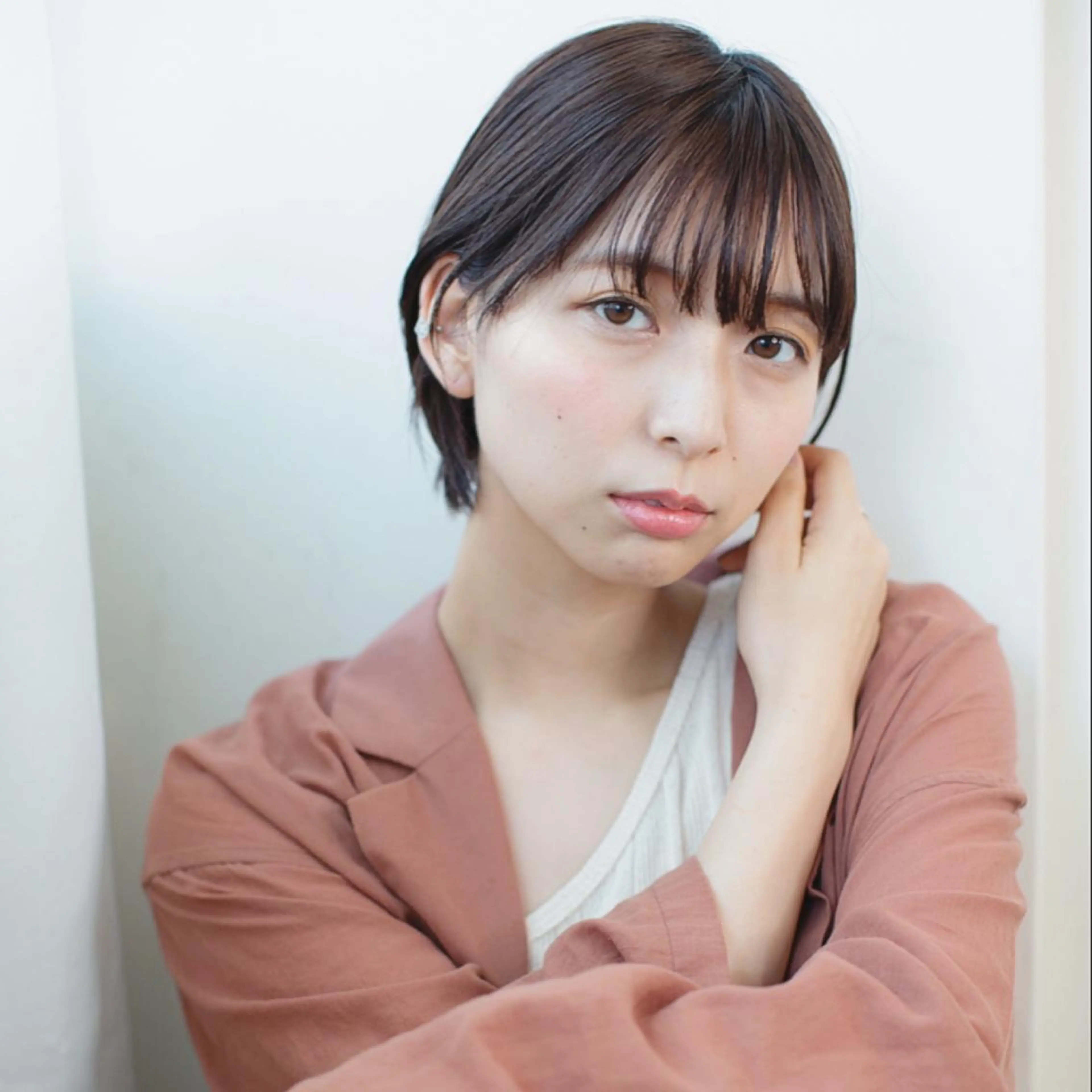 ショート カラー ショートヘア ボブウルフ／ボブ Satsuki【名駅のヘアスタイル