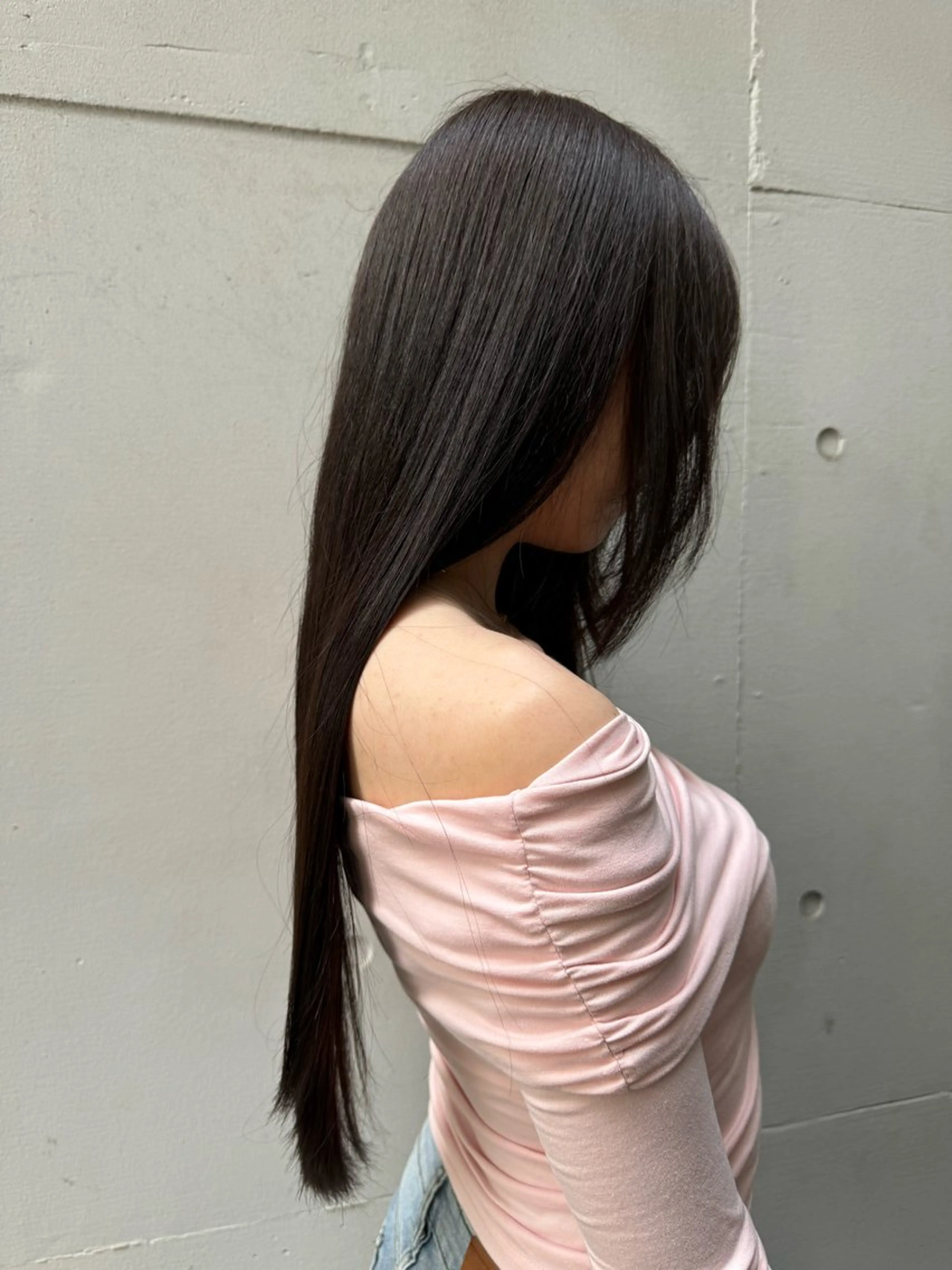 ロング 髪質改善 レイヤーカット Luxe表参道 髪質改善　奈良のヘアスタイル
