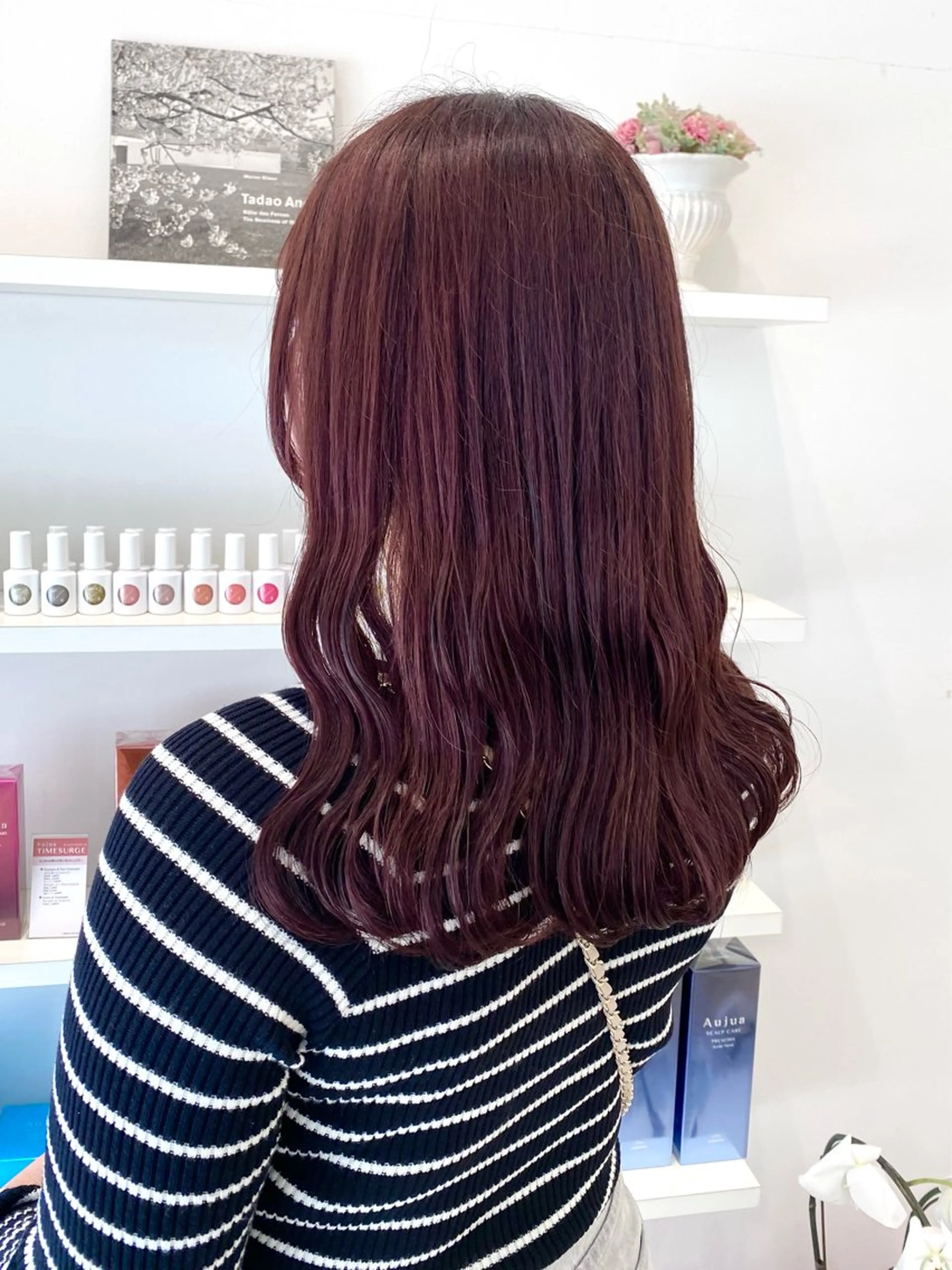 セミロング カット ヘアカラー ParveMix 🐾鳥取彩花のヘアスタイル