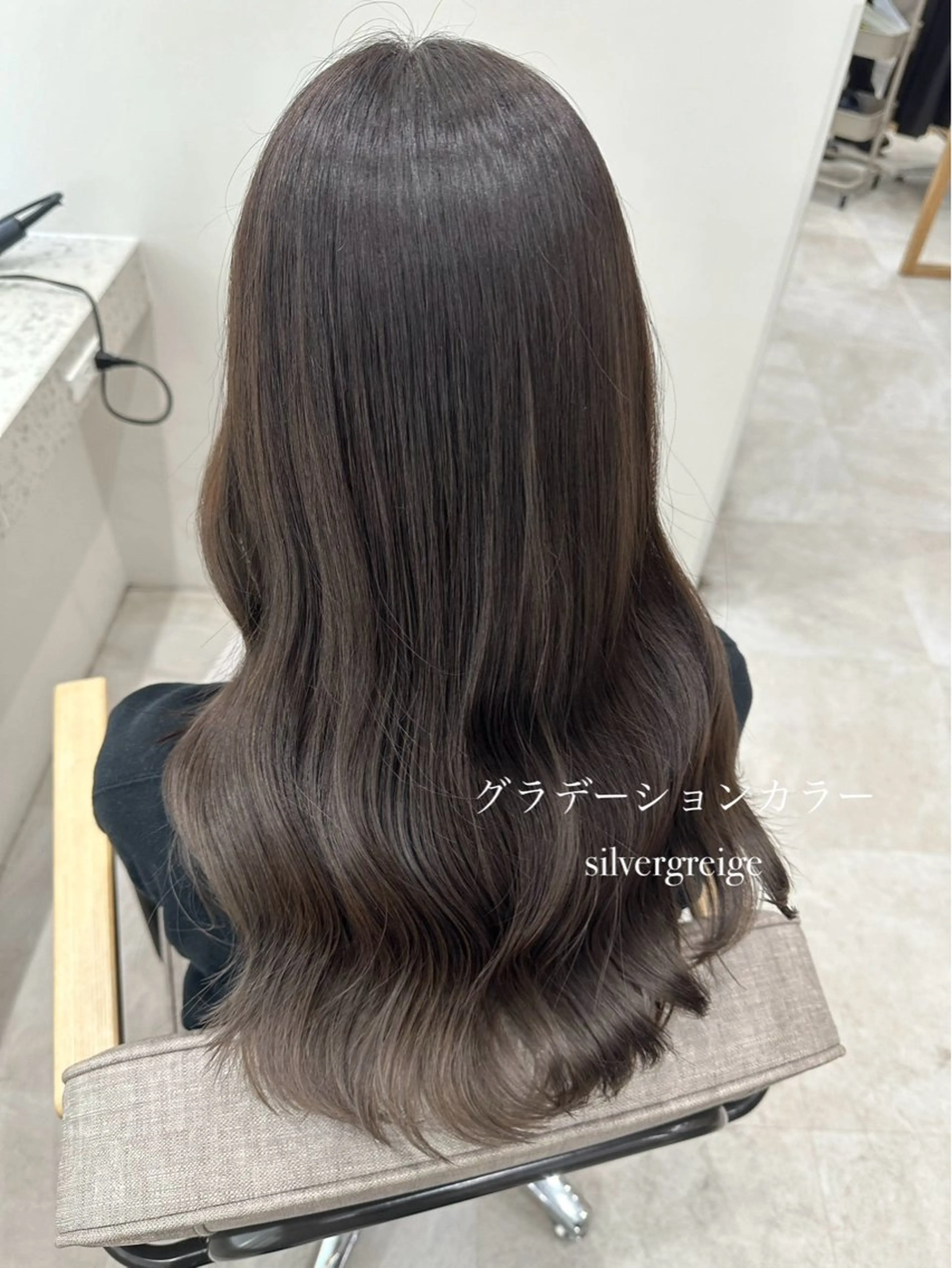 ロング カラー 🍓韓国ヘア レイヤ ーカット🍓笠原 葵のヘアスタイル