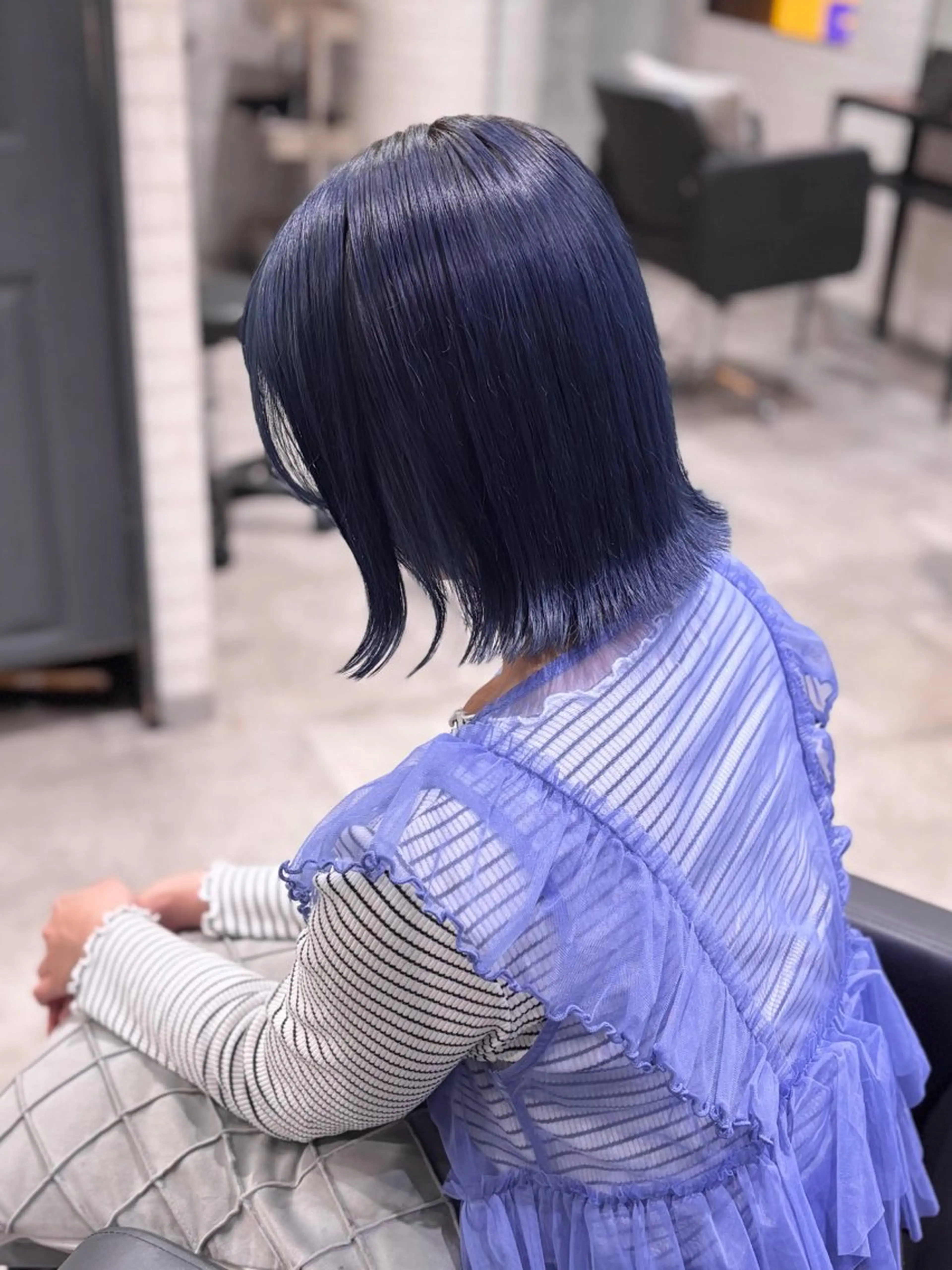 ミディアム カラー ブリーチ ブルーカラー 透明感カラー ヘアカラー トリートメント 詩乃🌷🎀ピンク 暖色/ガーリー🧸のヘアスタイル