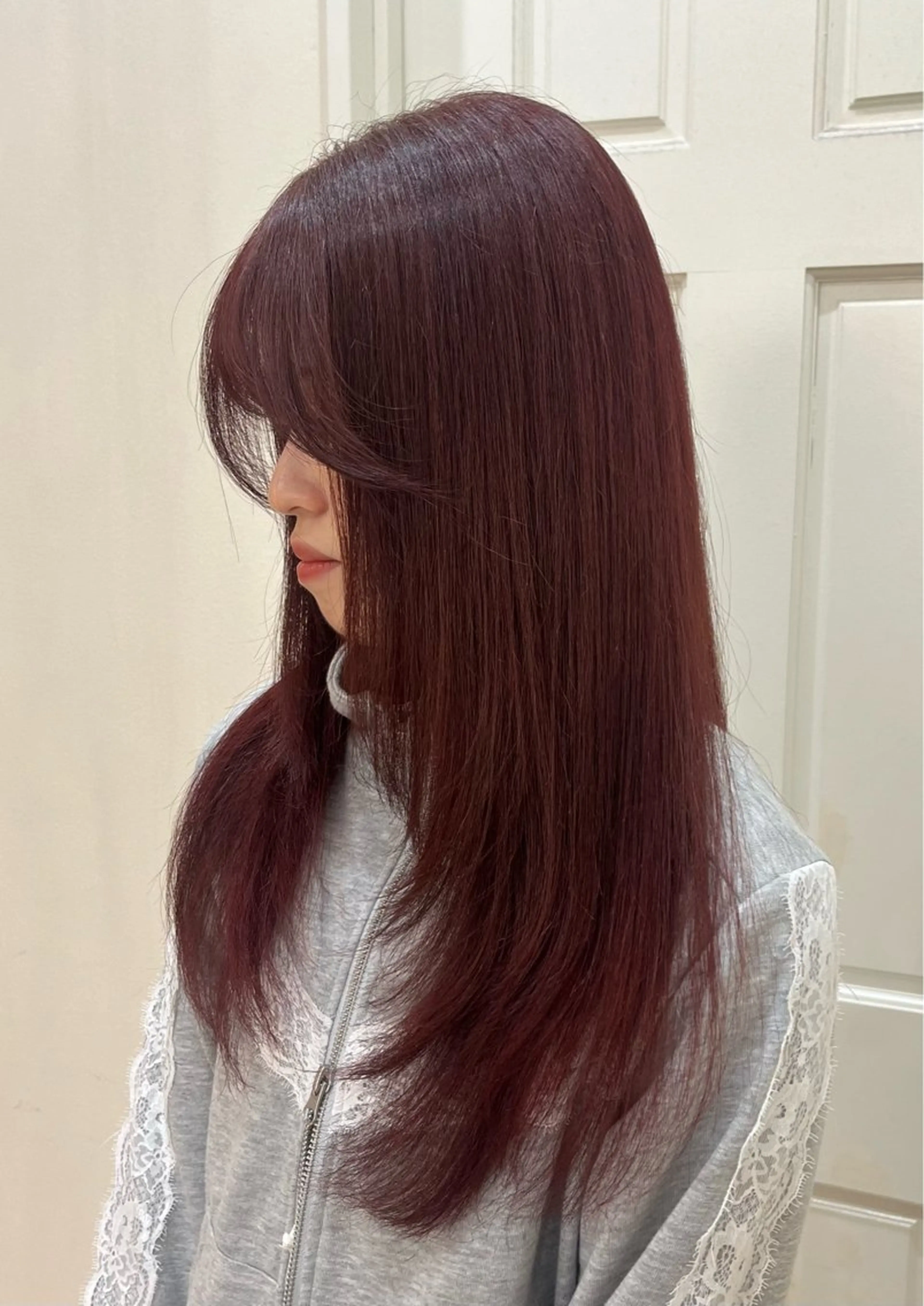 ロング カラー ヘアカラー トリートメント ヘアセット コテ巻き風パーマ🌀 カラー/Asukaのヘアスタイル