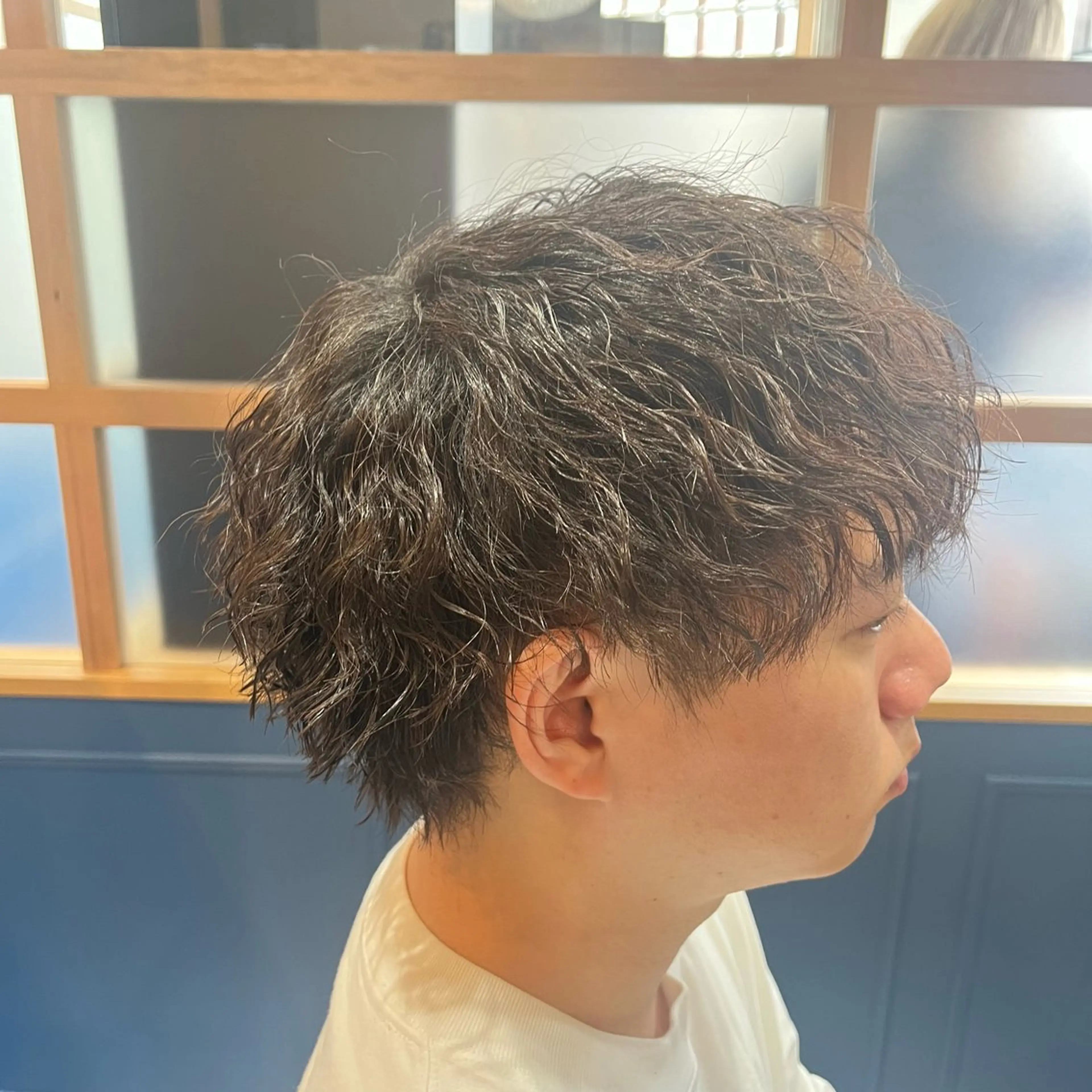 ショート パーマ 髪質改善 個室サロン Aurora 蔵前美容院所属・韓国式髪質改善 副店長コバリアオイのヘアスタイル