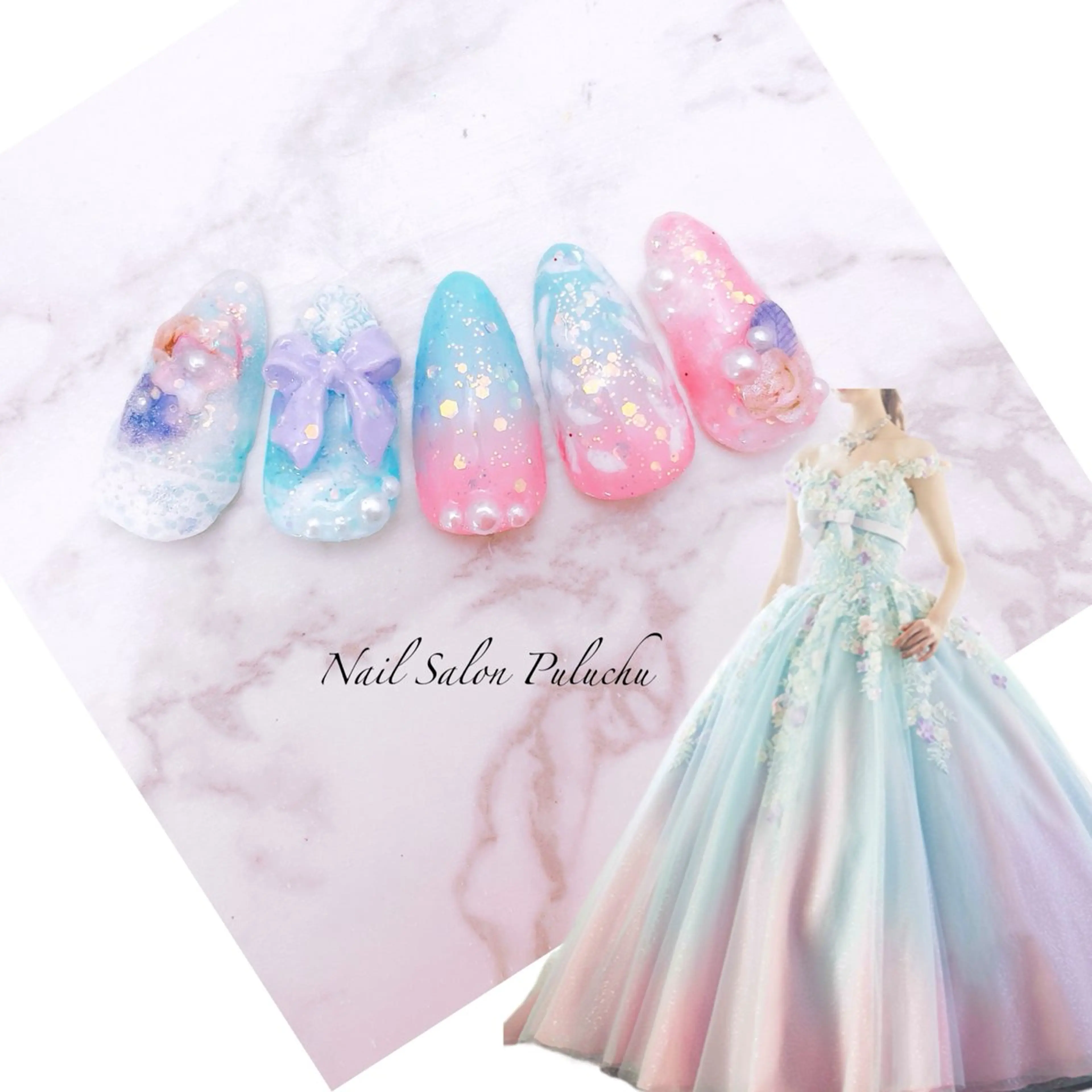 ネイル ネイルチップ ♡ puluchu ♡のネイルデザイン