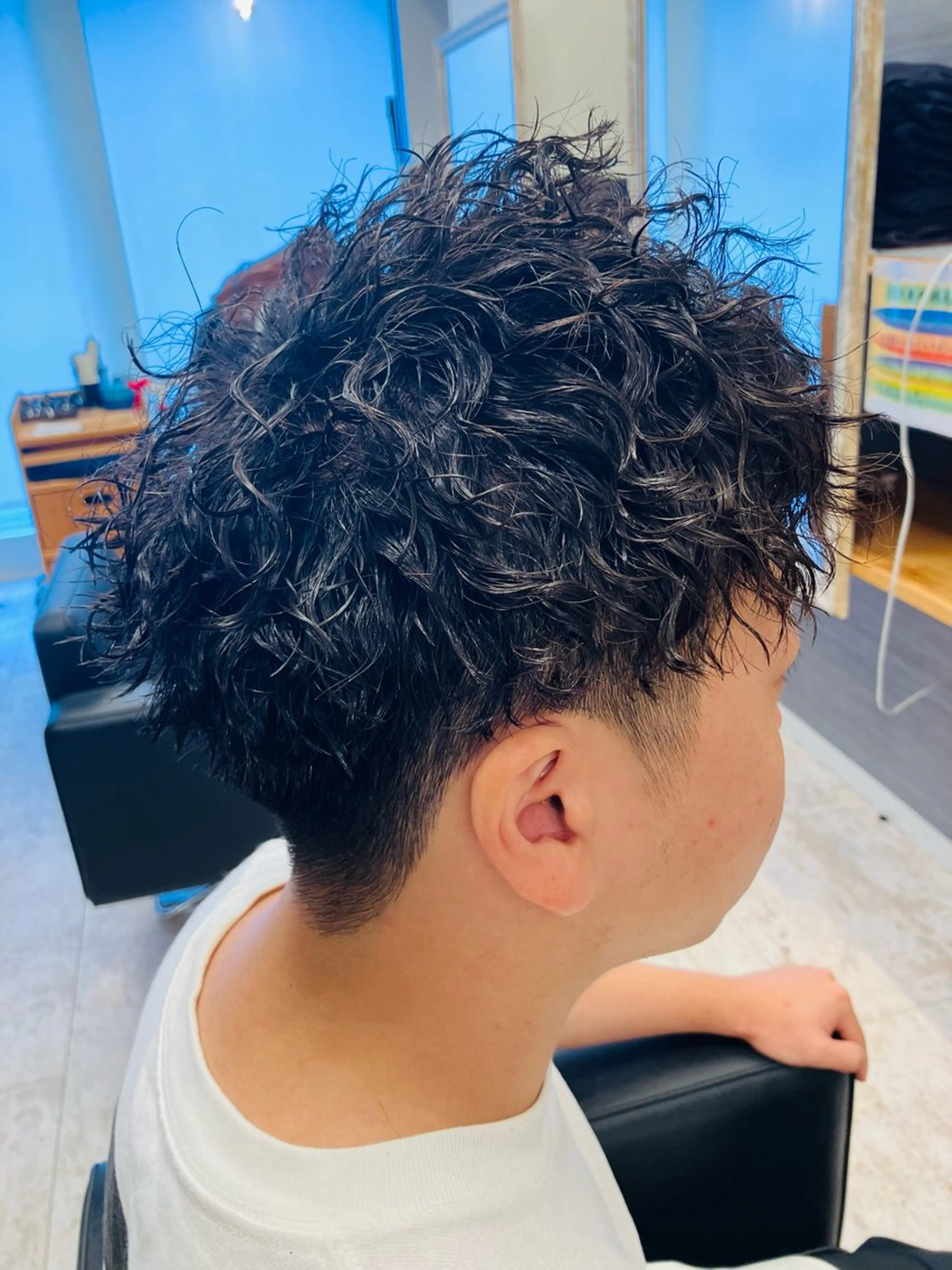 パーマ メンズ カット パーマ メンズ特化/パーマ/ フェードWATARUのヘアスタイル