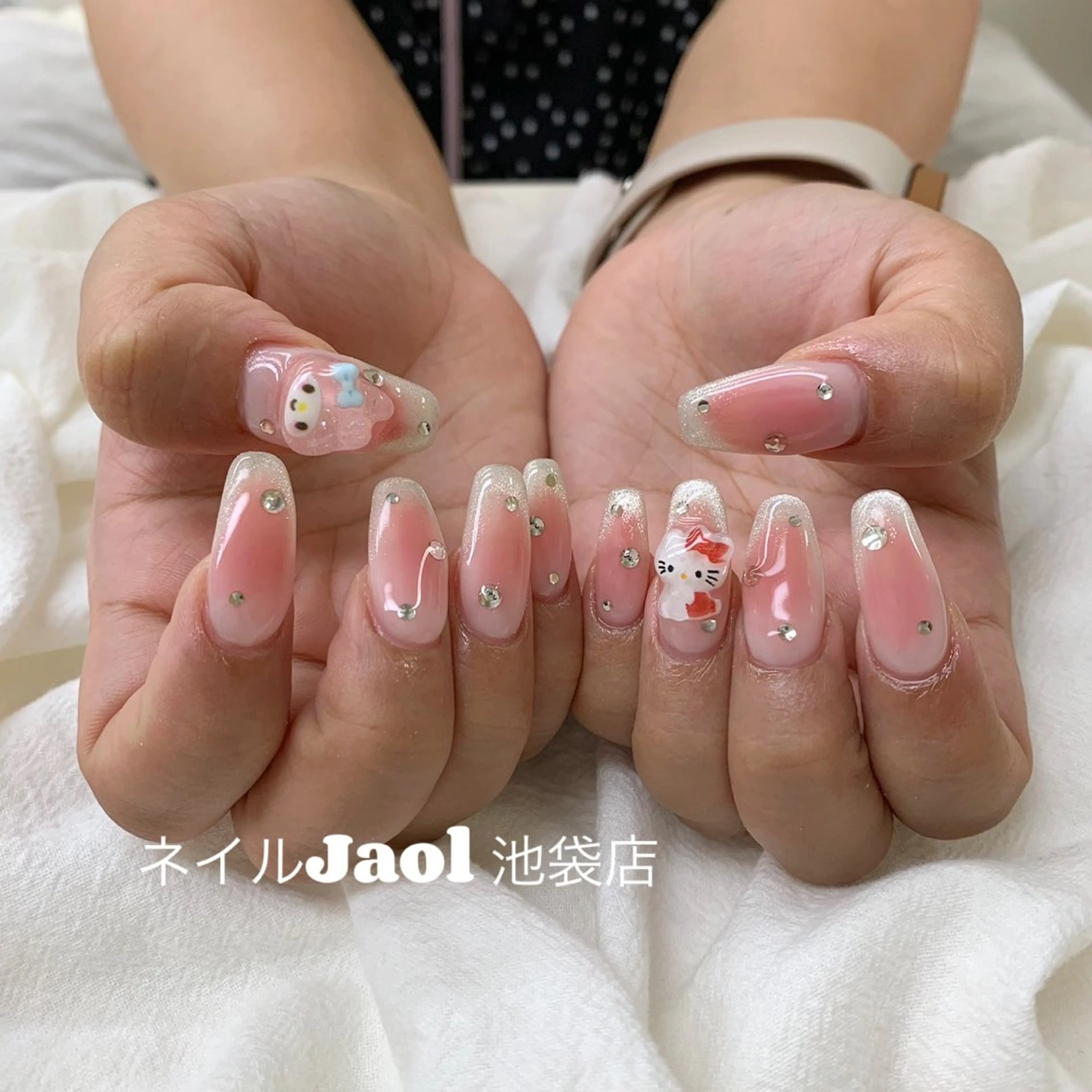 ロング ハンドネイル ハンドケア nail jaol池袋店所属・ネイルJaol 池袋のネイルデザイン
