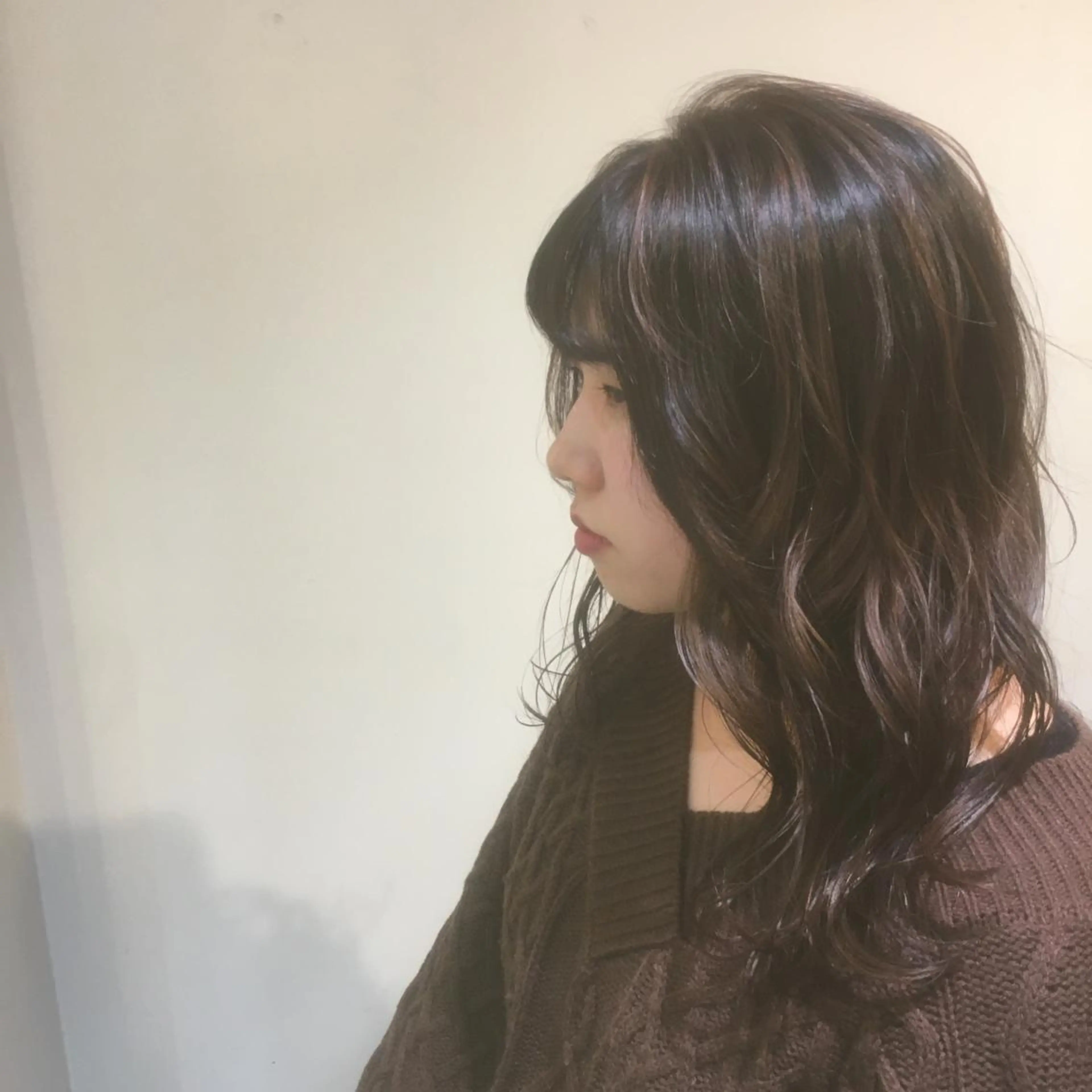 ロング カラー カット ヘアカラー トリートメント しのはら まどかのヘアスタイル