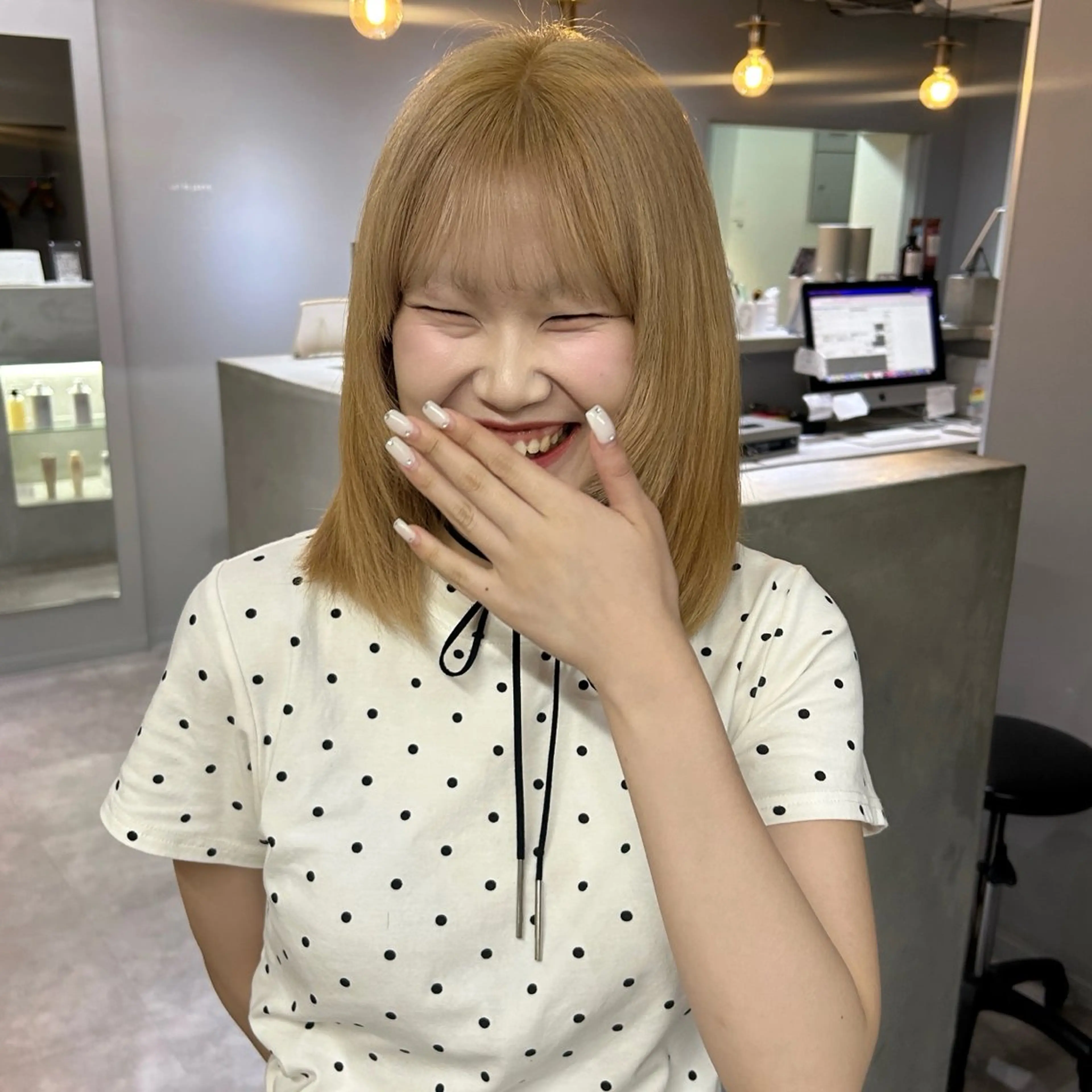 ミディアム 韓国ヘア🎀 Mikuのヘアスタイル