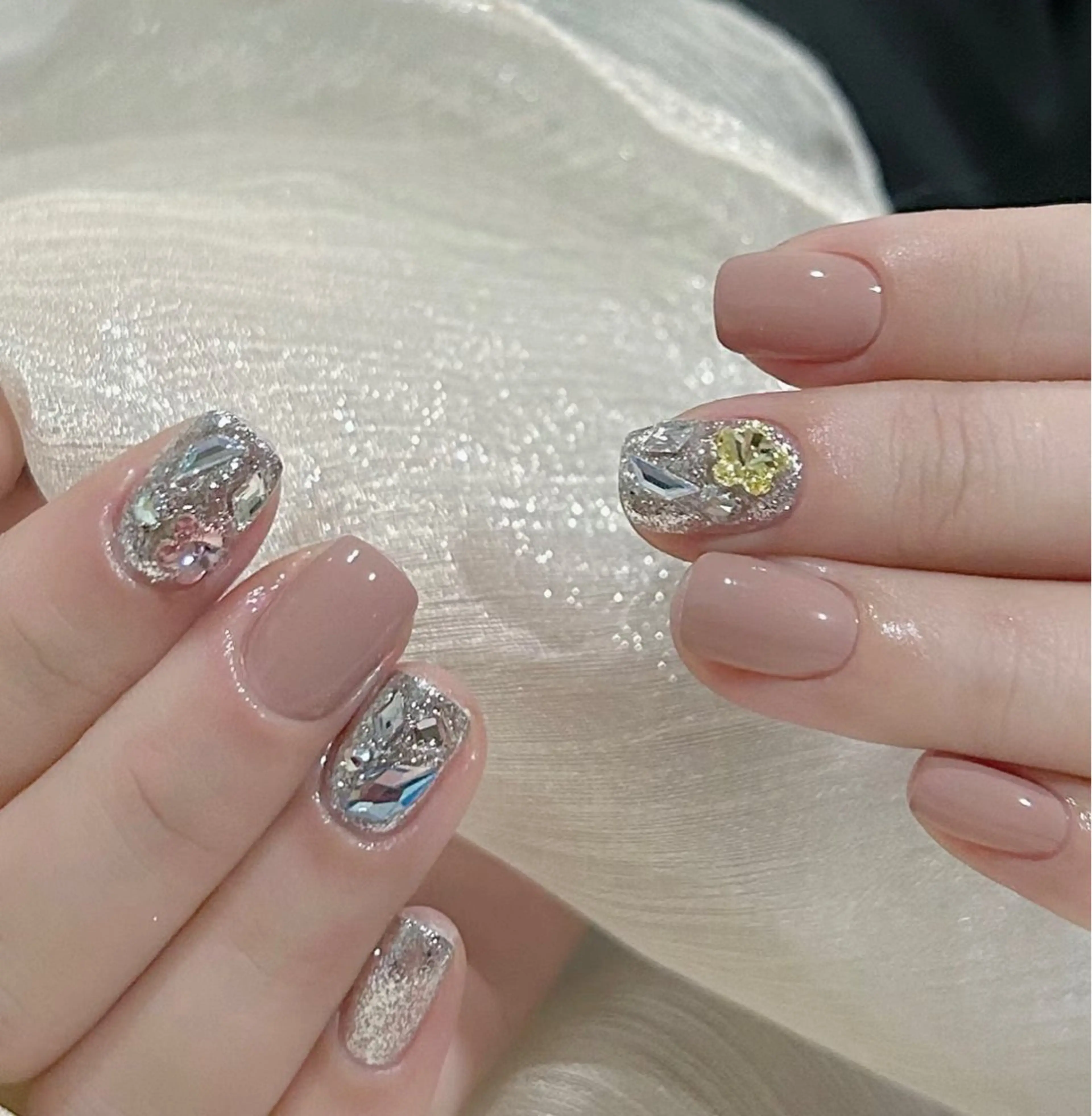 ネイル 長さ出し フレンチネイル グラデーション マグネットネイル マグネットフレンチ ハンドネイル ハンドケア ⭐️Dreamy Nail⭐️のネイルデザイン
