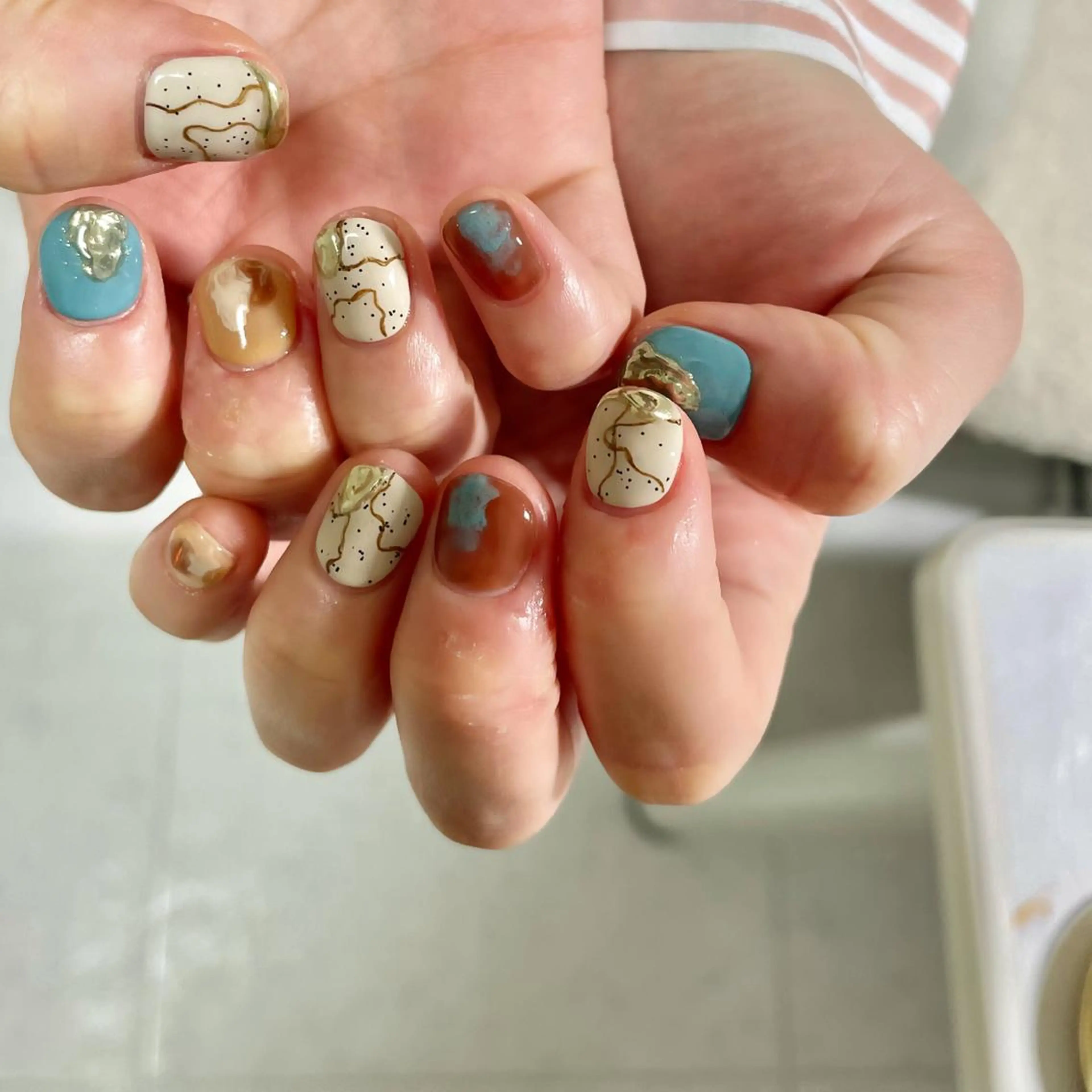 ネイル ハンドネイル ハンドケア m-nail所属・m-nail 🌙minamiのネイルデザイン