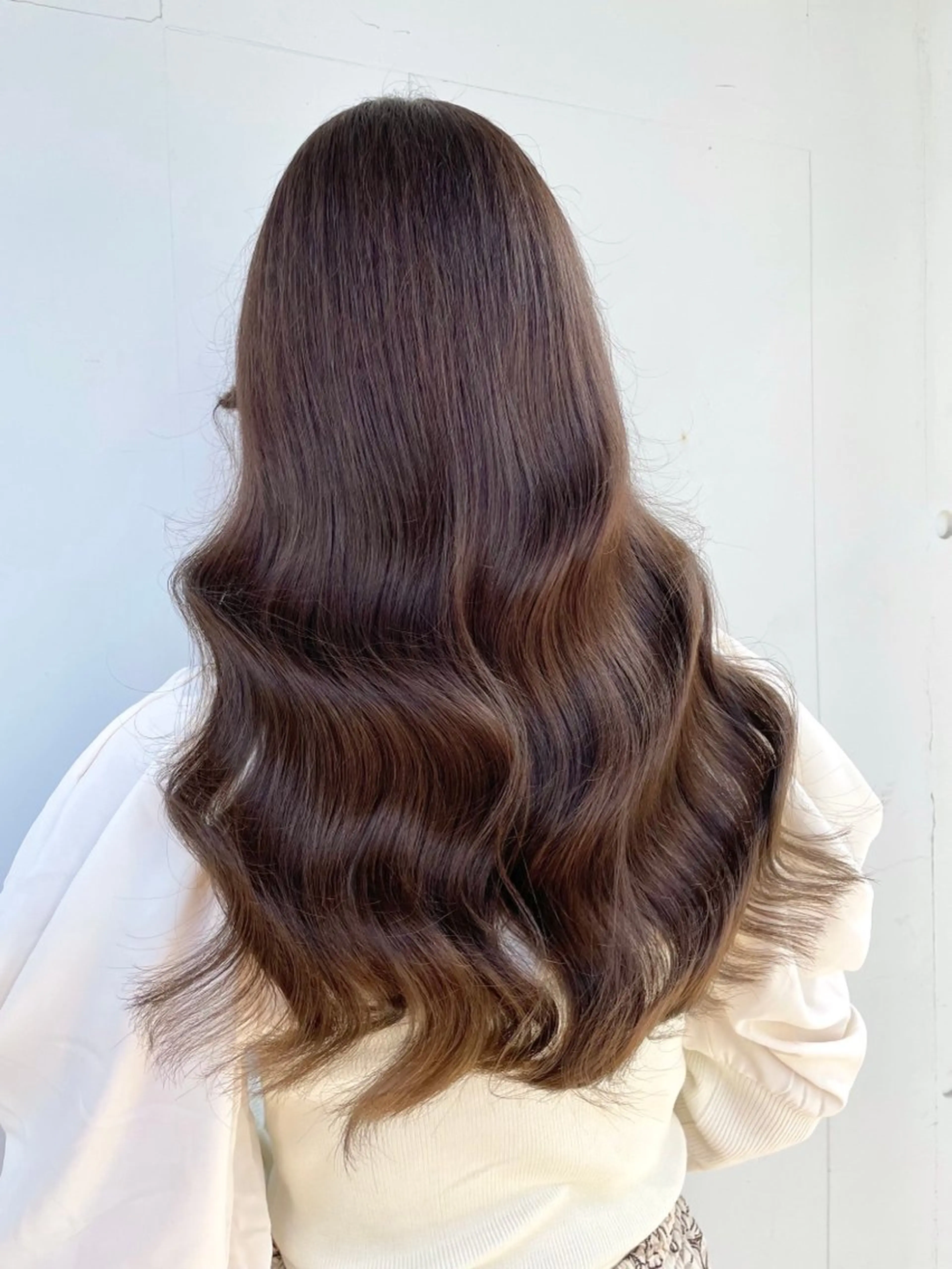 ロング カラー ヘアカラー トリートメント 🤍透明感カラー ソメヤナナ 🤍のヘアスタイル