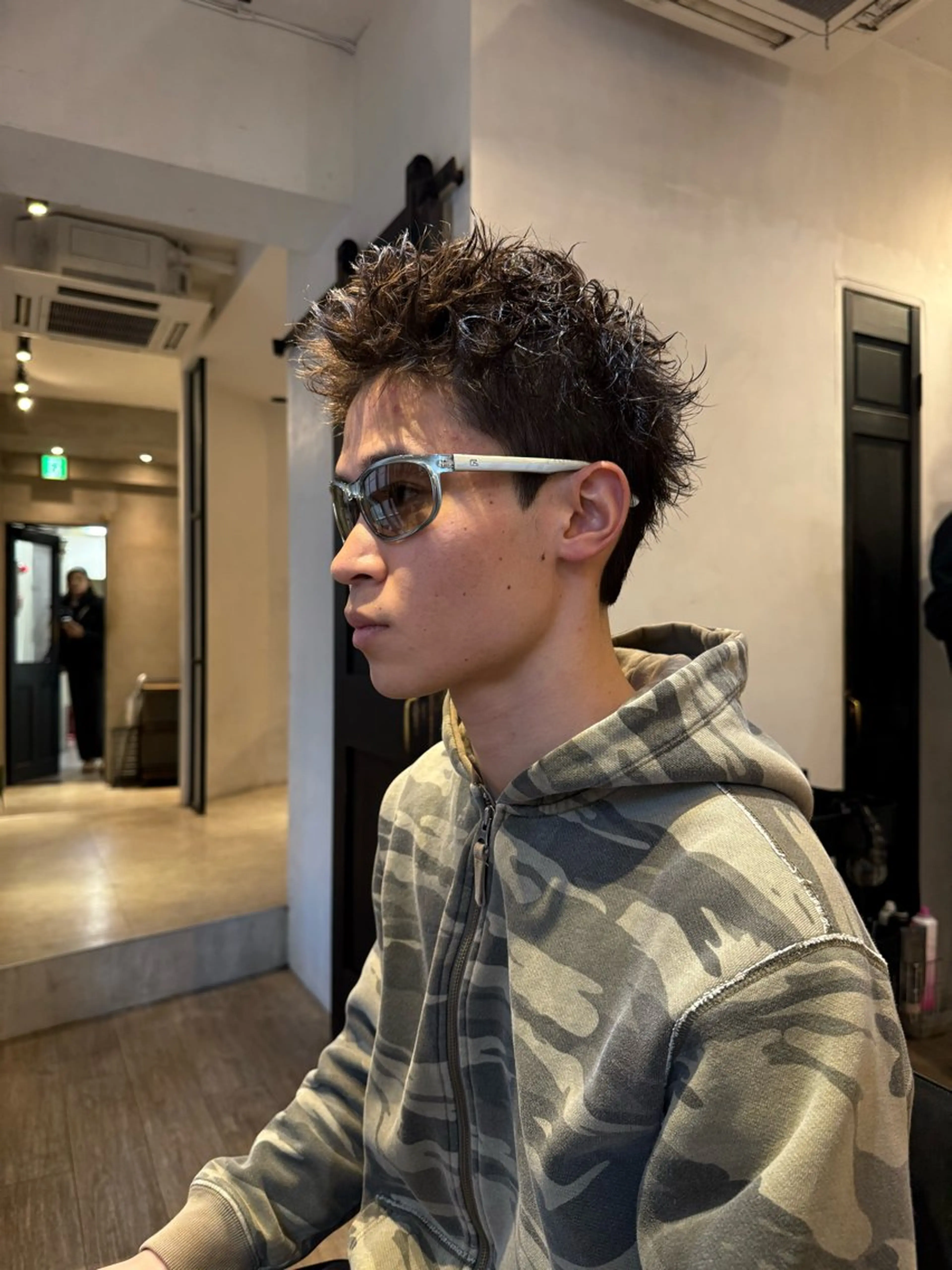 ショート パーマ メンズ メンズパーマ スパイキーショート ショートヘア カット パーマ heavenly by HAVANA新宿所属・メンズショート/ピン パーマ/新宿/フウガのヘアスタイル