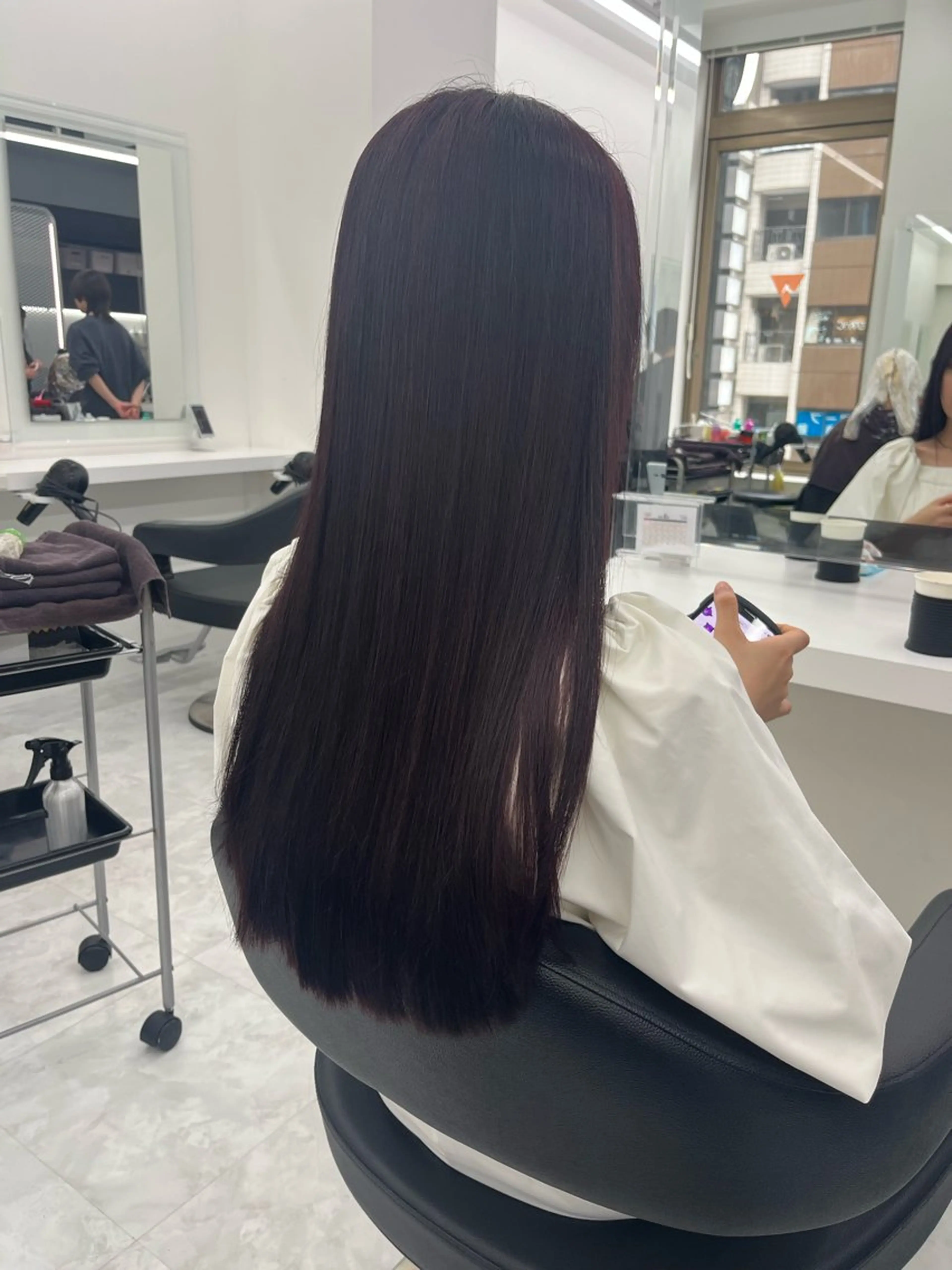 ロング カラー レッドカラー ヘアカラー 💖トレンド夏 カラー💖FUTAのヘアスタイル