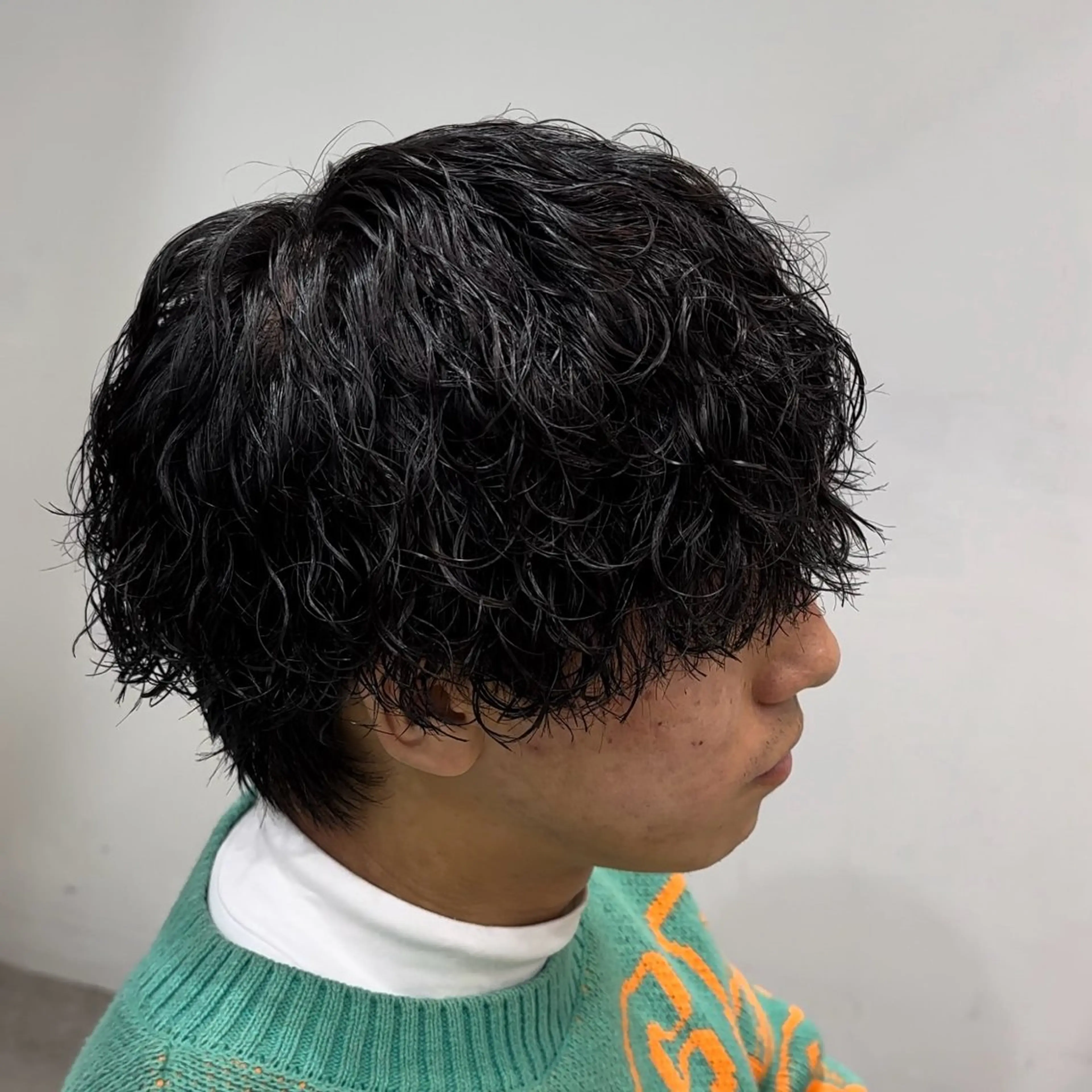 パーマ メンズ カット パーマ トリートメント 当日予約⭕️ fifth渋谷太田のヘアスタイル
