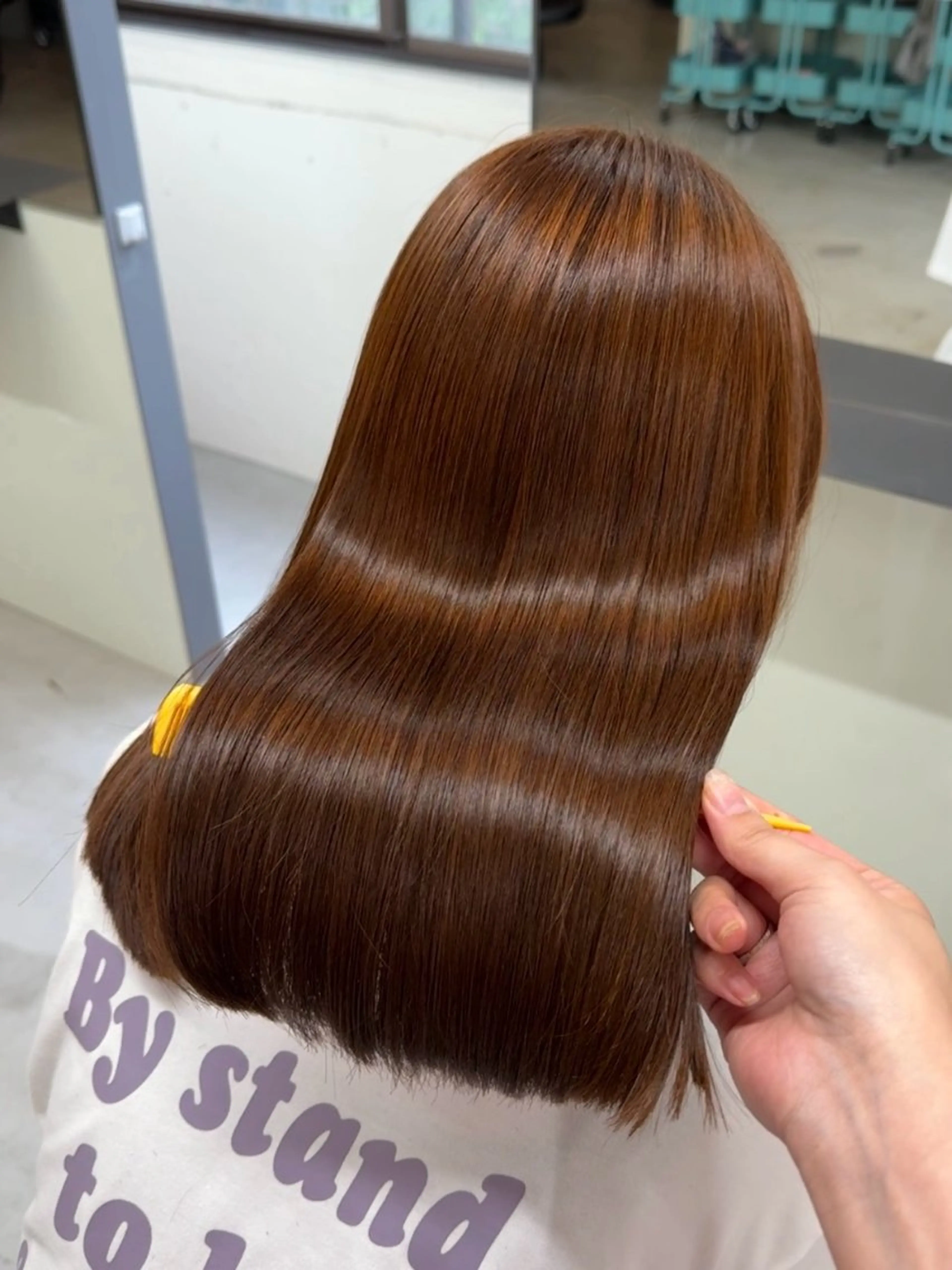 🫧【艶カラー✨】メンテナンスcut × 新商材color × ケラチンtreatmentの写真