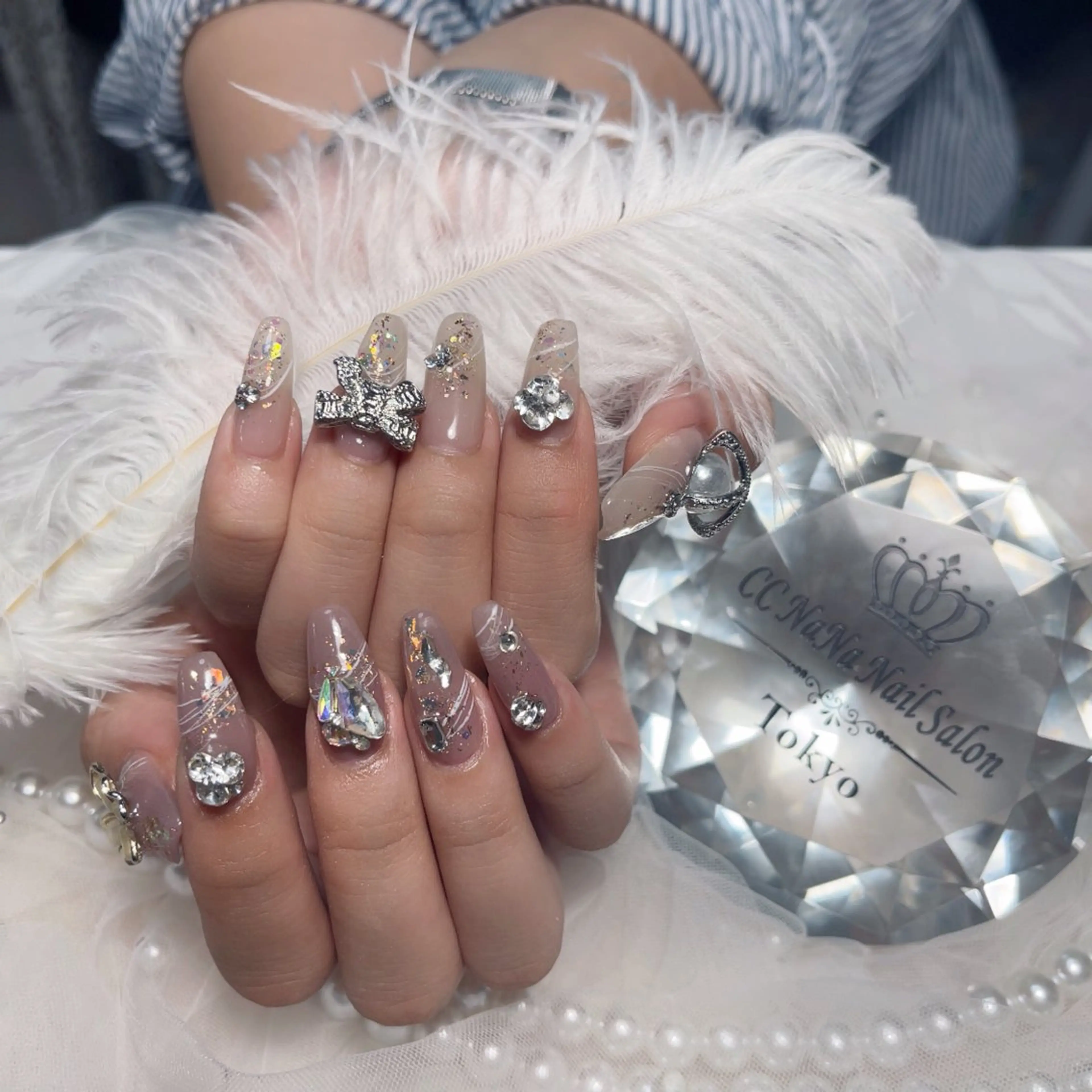 ネイル スカルプネイル ハンドネイル CCNaNaスカルプ 長さだし専門💎Yoのネイルデザイン