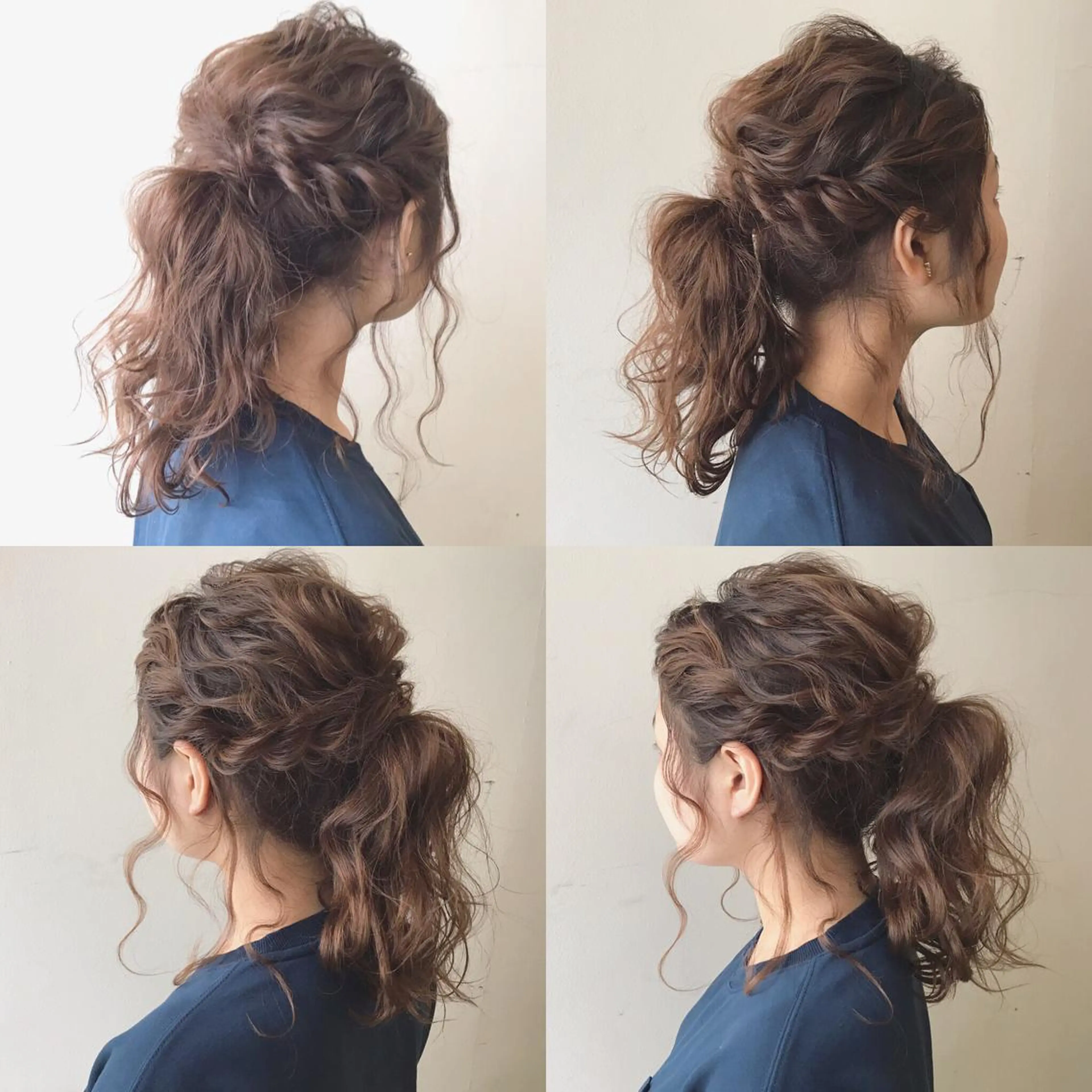 セミロング ヘアアレンジ ⭐️ アユミ⭐️のヘアスタイル