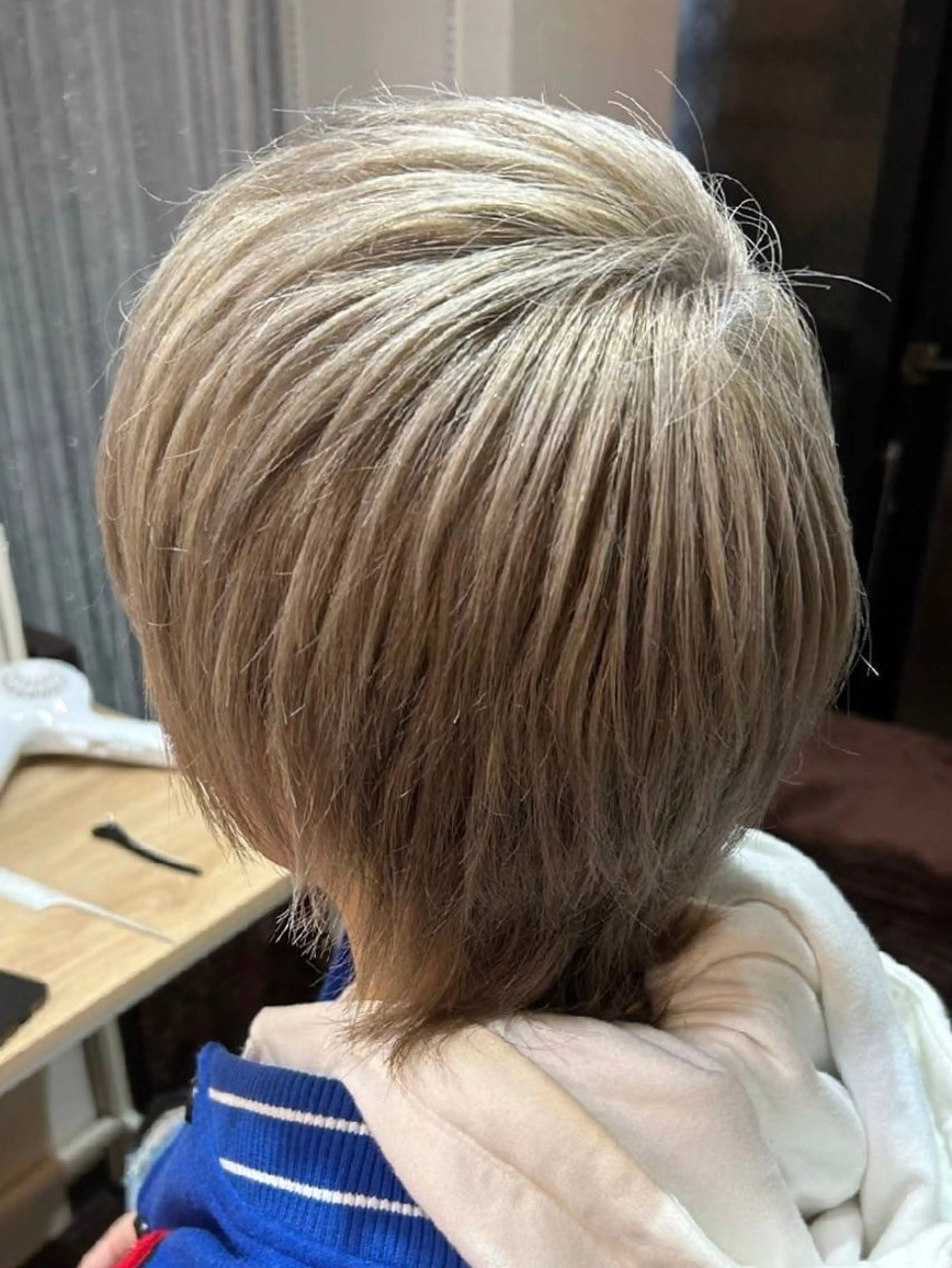 ヘアアレンジ メンズ へアセット レインボーのヘアスタイル