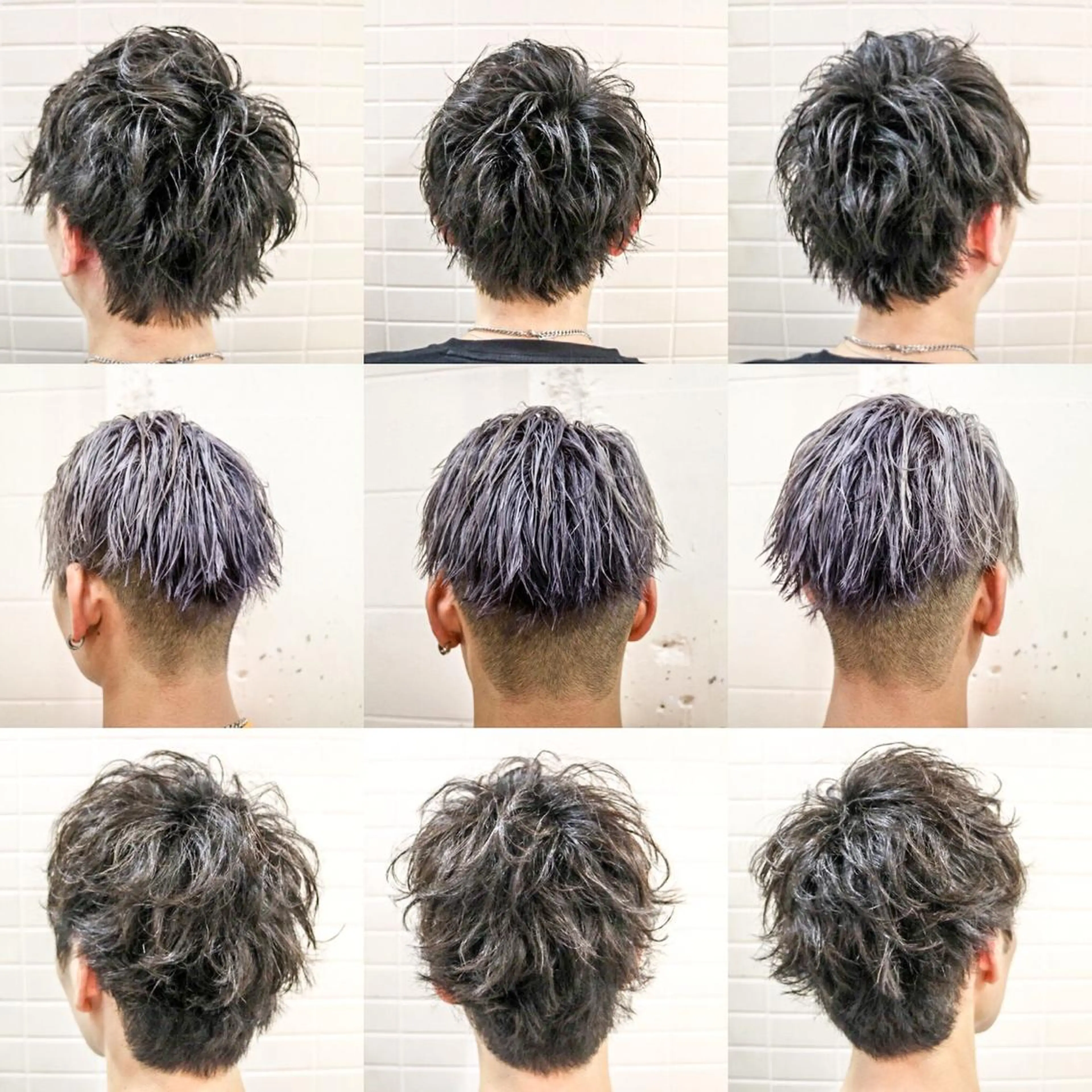 ショート カラー パーマ メンズ ⭐️口コミ5.0⭐️ 当日予約可能👌🏼のヘアスタイル