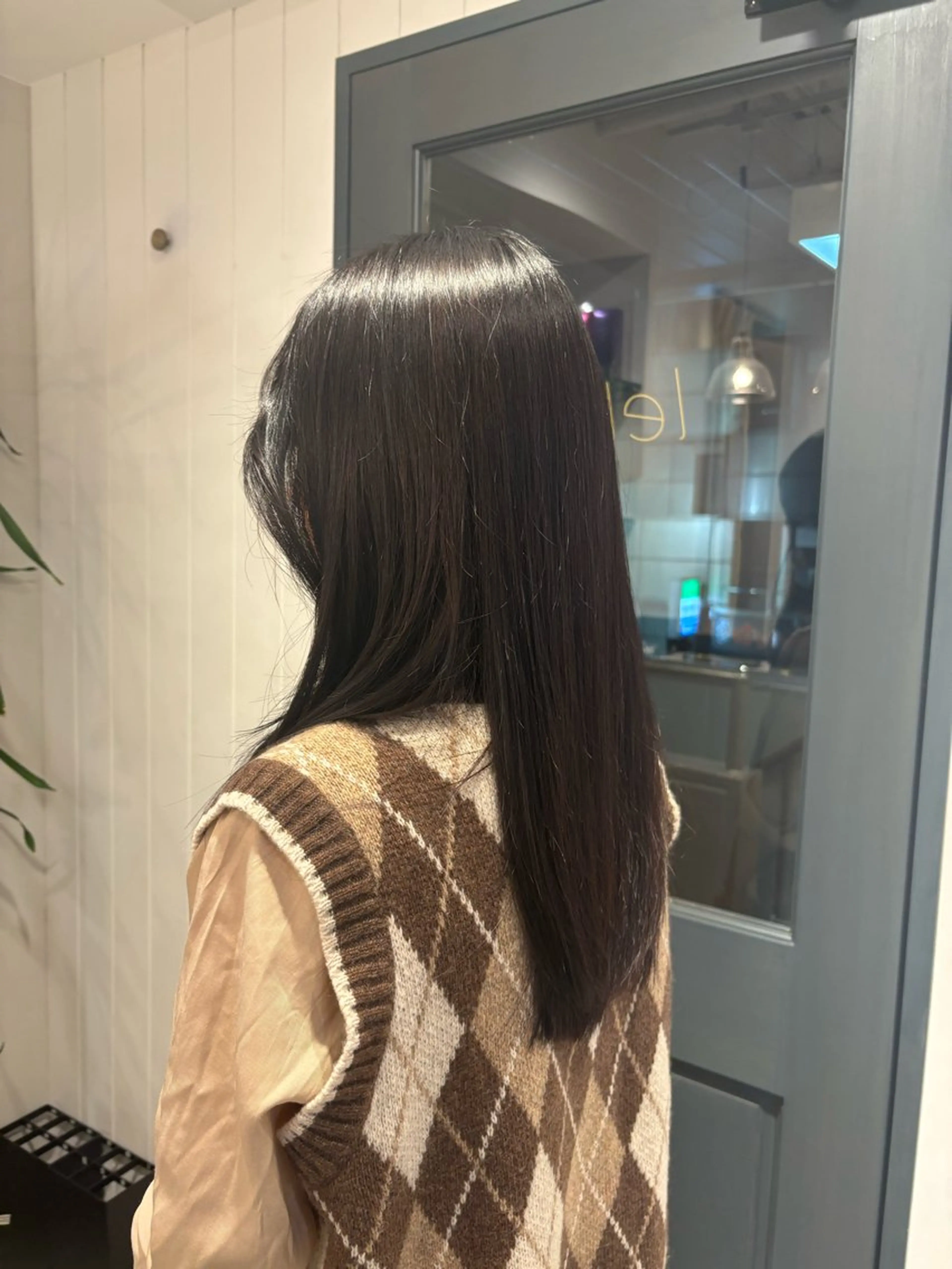 セミロング り おのヘアスタイル