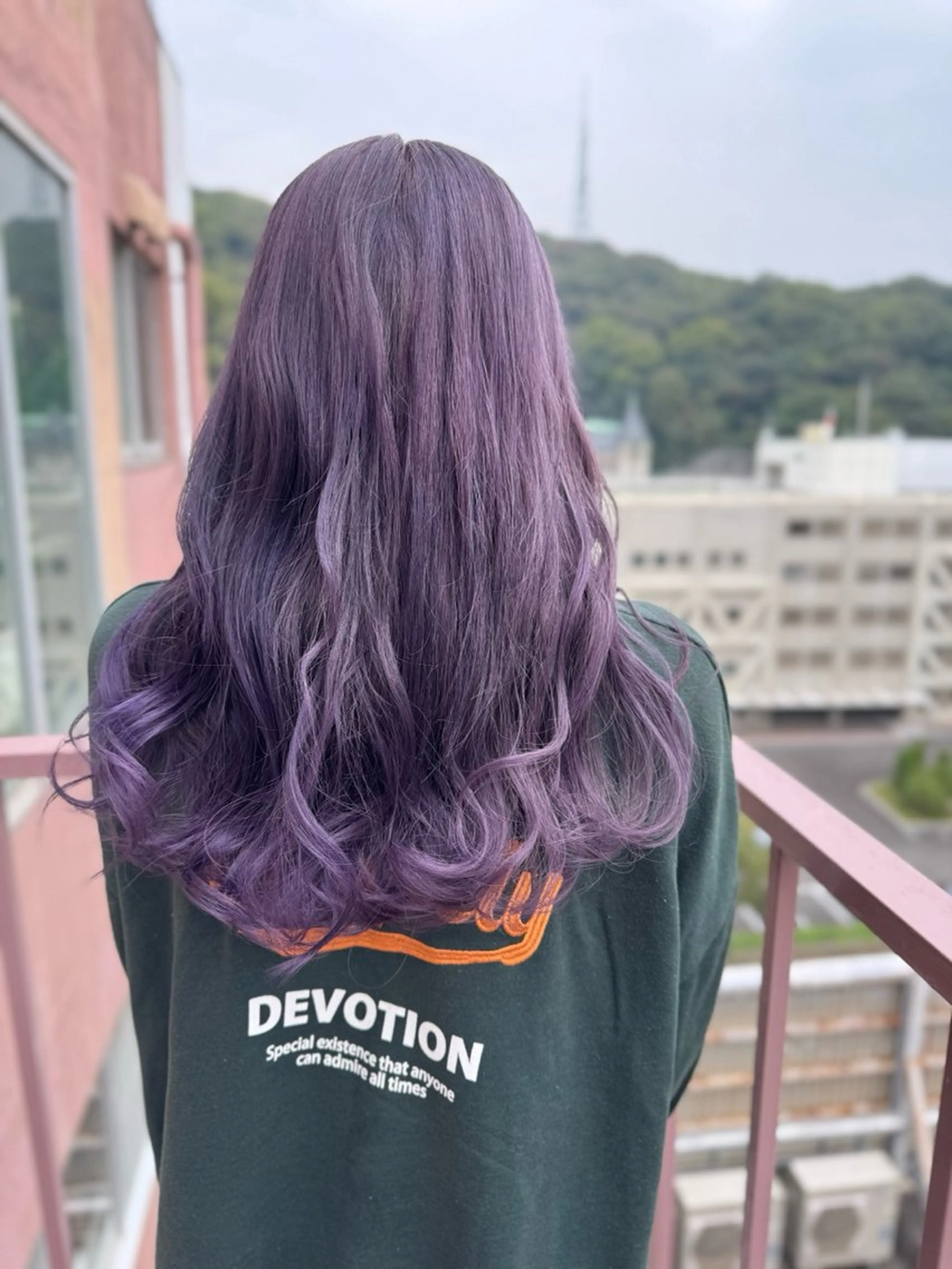 セミロング カラー ラベンダーカラー ヘアカラー Viage （ビアージュ）のヘアスタイル