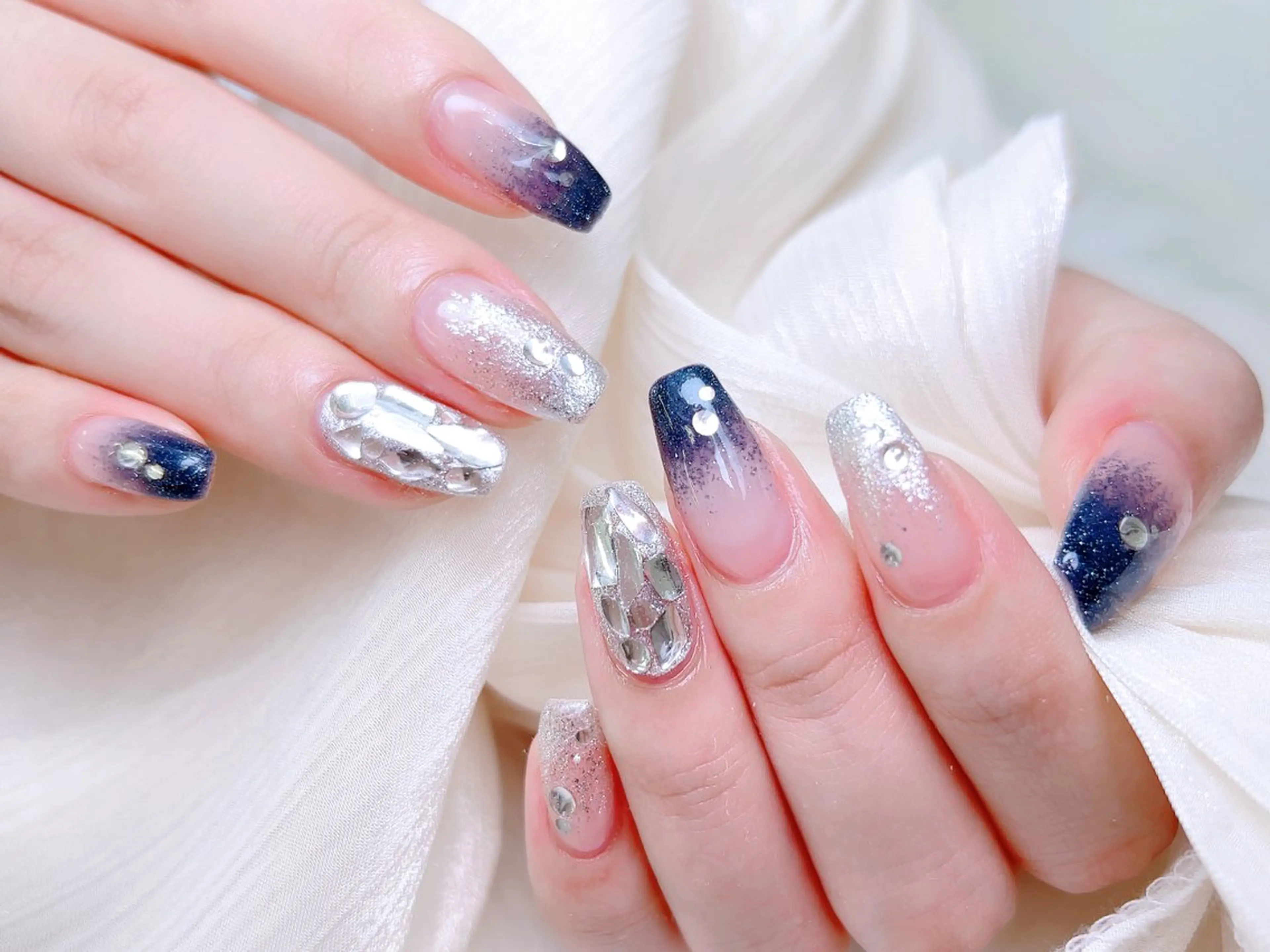 ネイル ハンドネイル M🌷nail 長さだし専門店のネイルデザイン