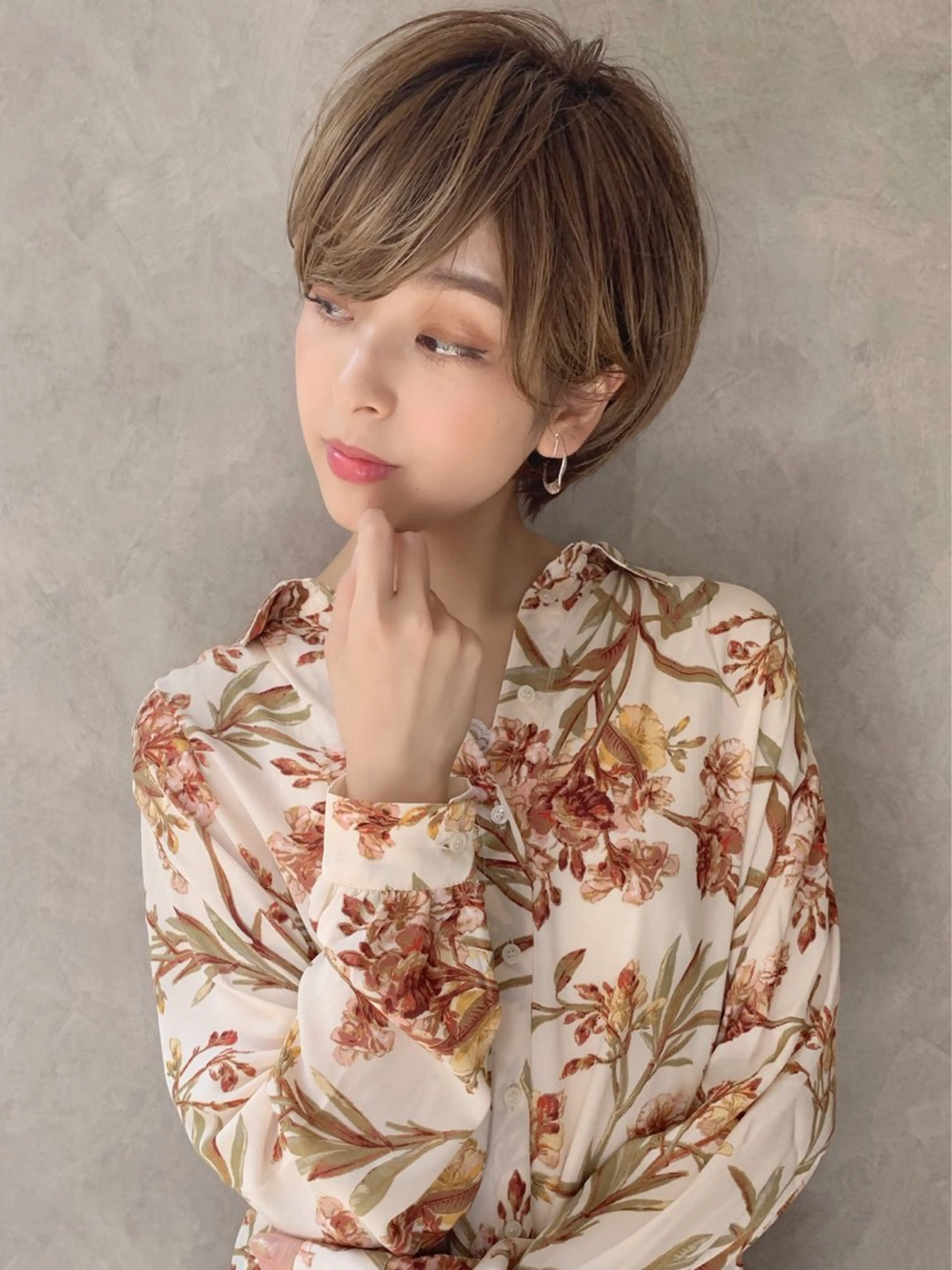 ショート ショートヘア 無料カットモデル/ 丸みショート/たくみのヘアスタイル