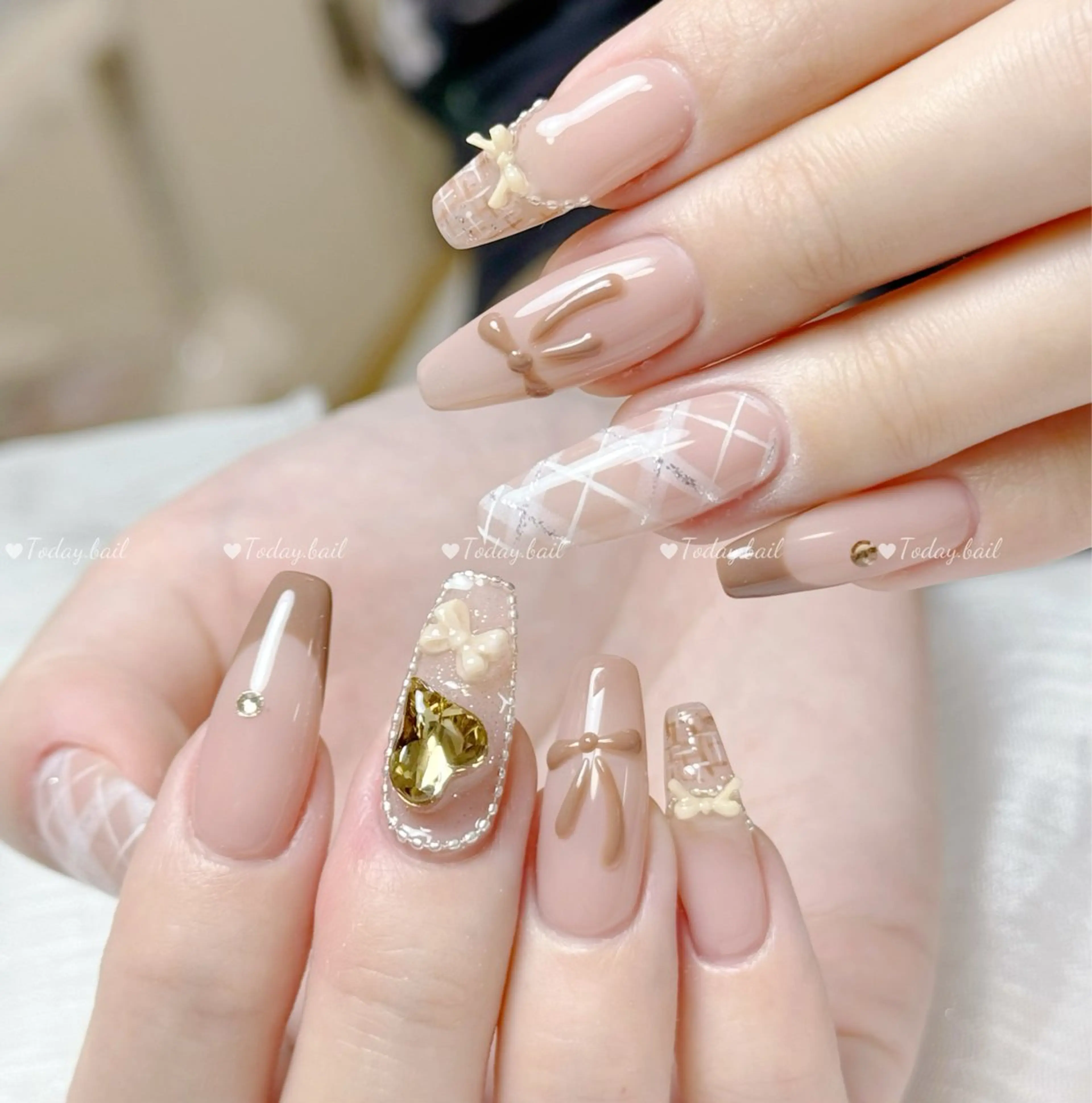ネイル ハンドネイル 🎀Today nail💅のネイルデザイン