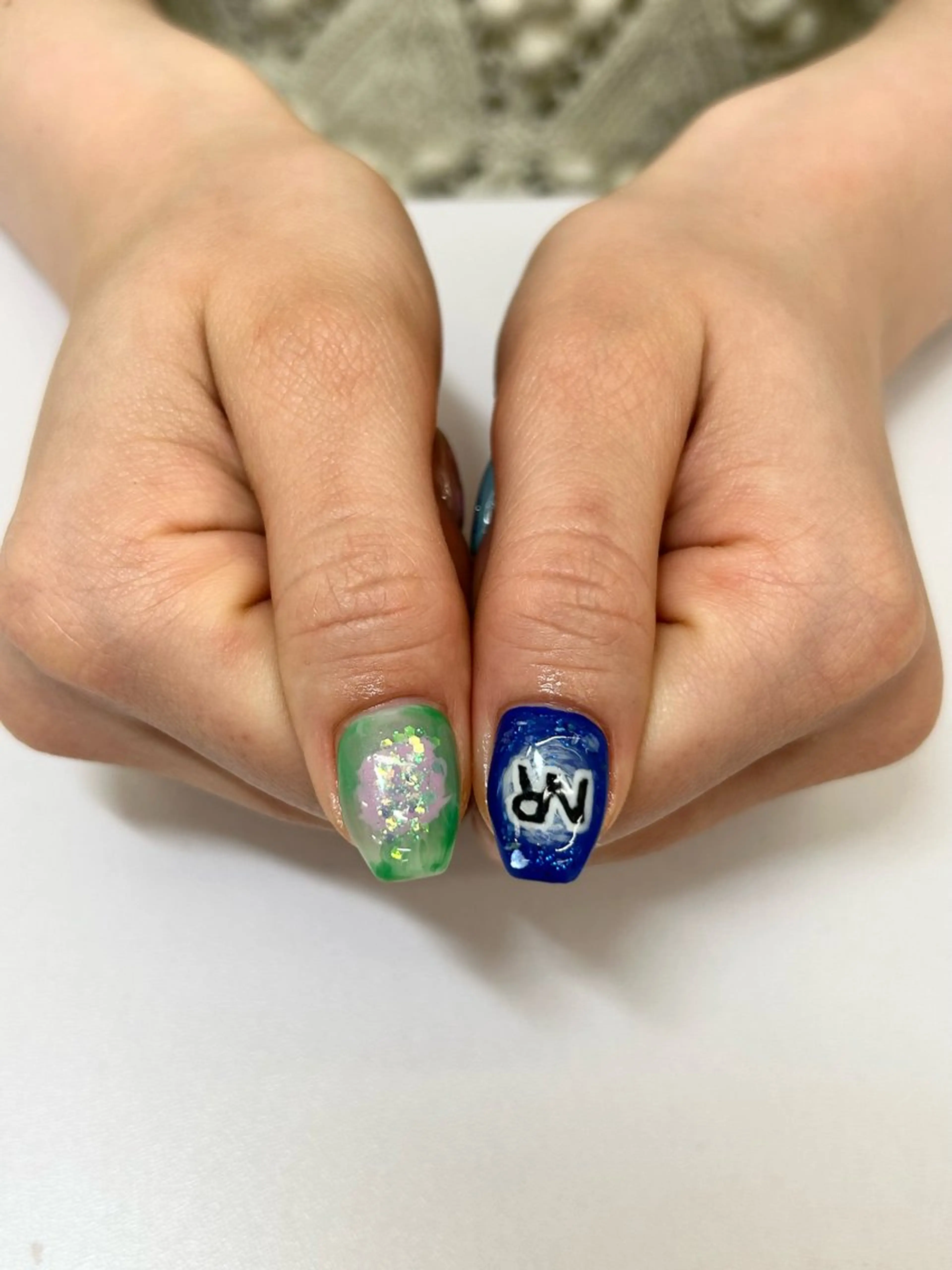 ネイル ハンドネイル プライベートネイルサロンone nail所属・one nail 【カラフル/個性派】のネイルデザイン