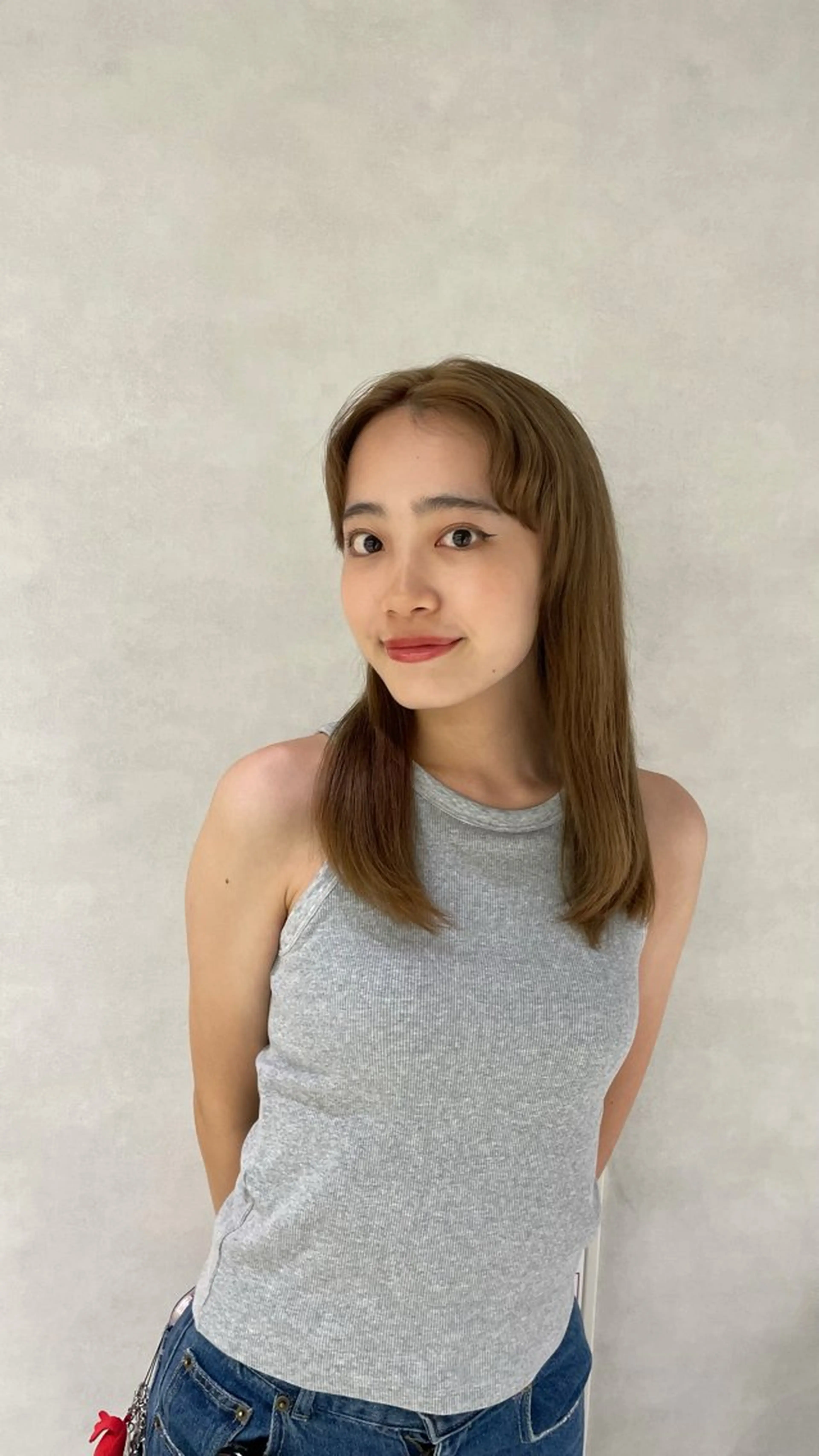 カラー ブリーチ ダブルカラー モデル募集中/西梅田 かえで🎀のヘアスタイル