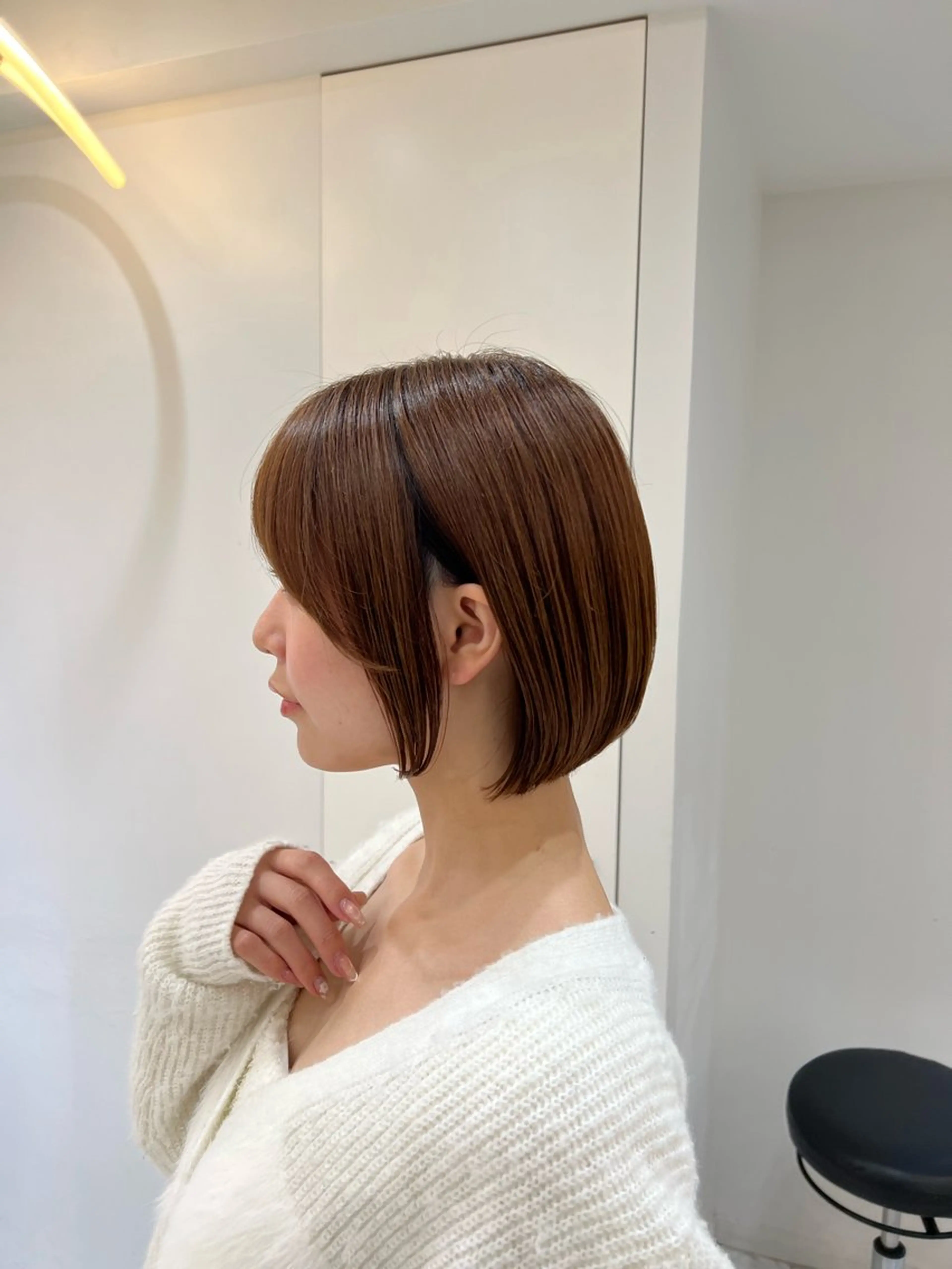 【愛され髪】前髪カット+ カラー+オージュアトリートメントの写真