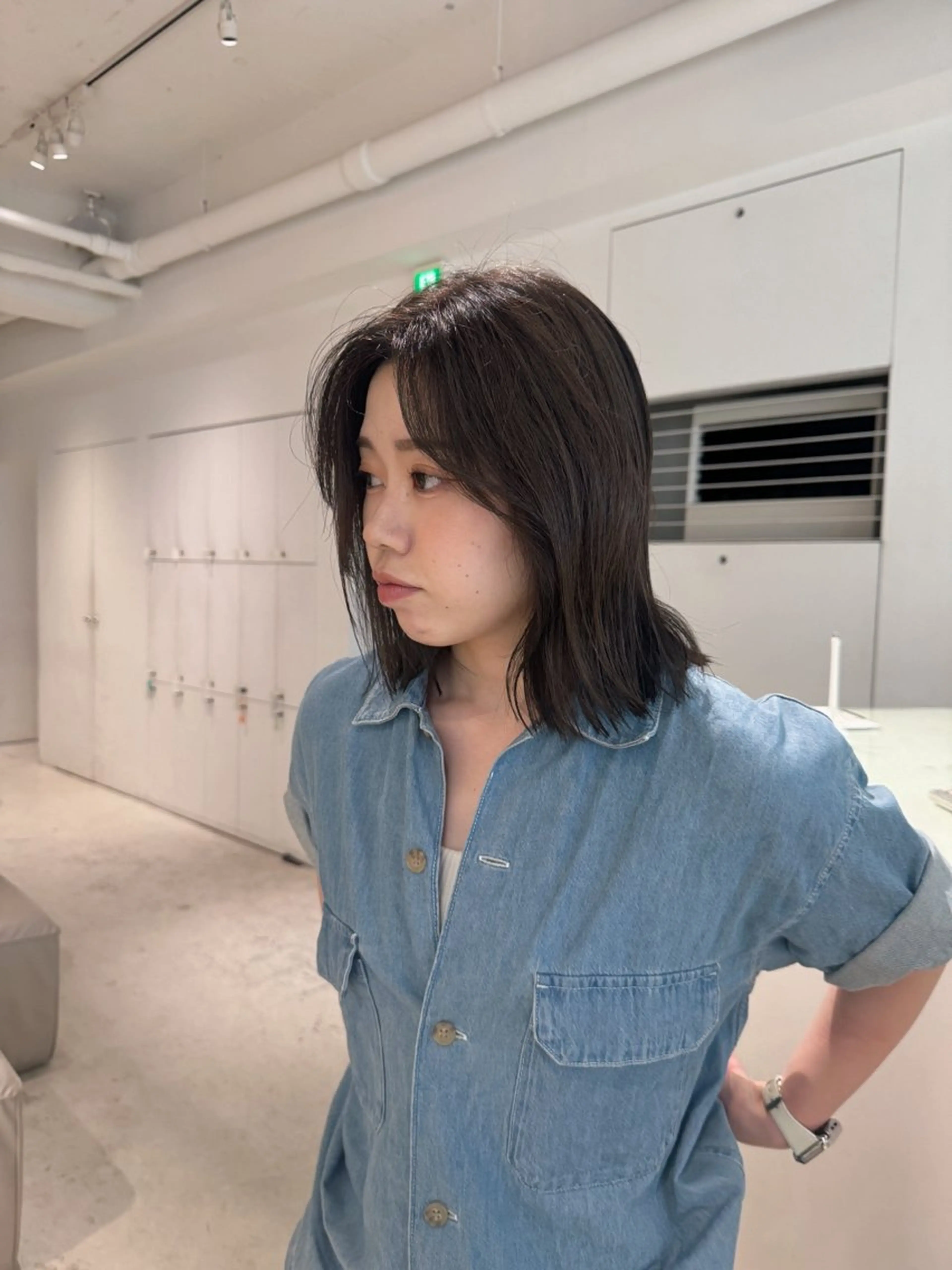 ミディアム カラー Loely/ 髙橋一哉のヘアスタイル