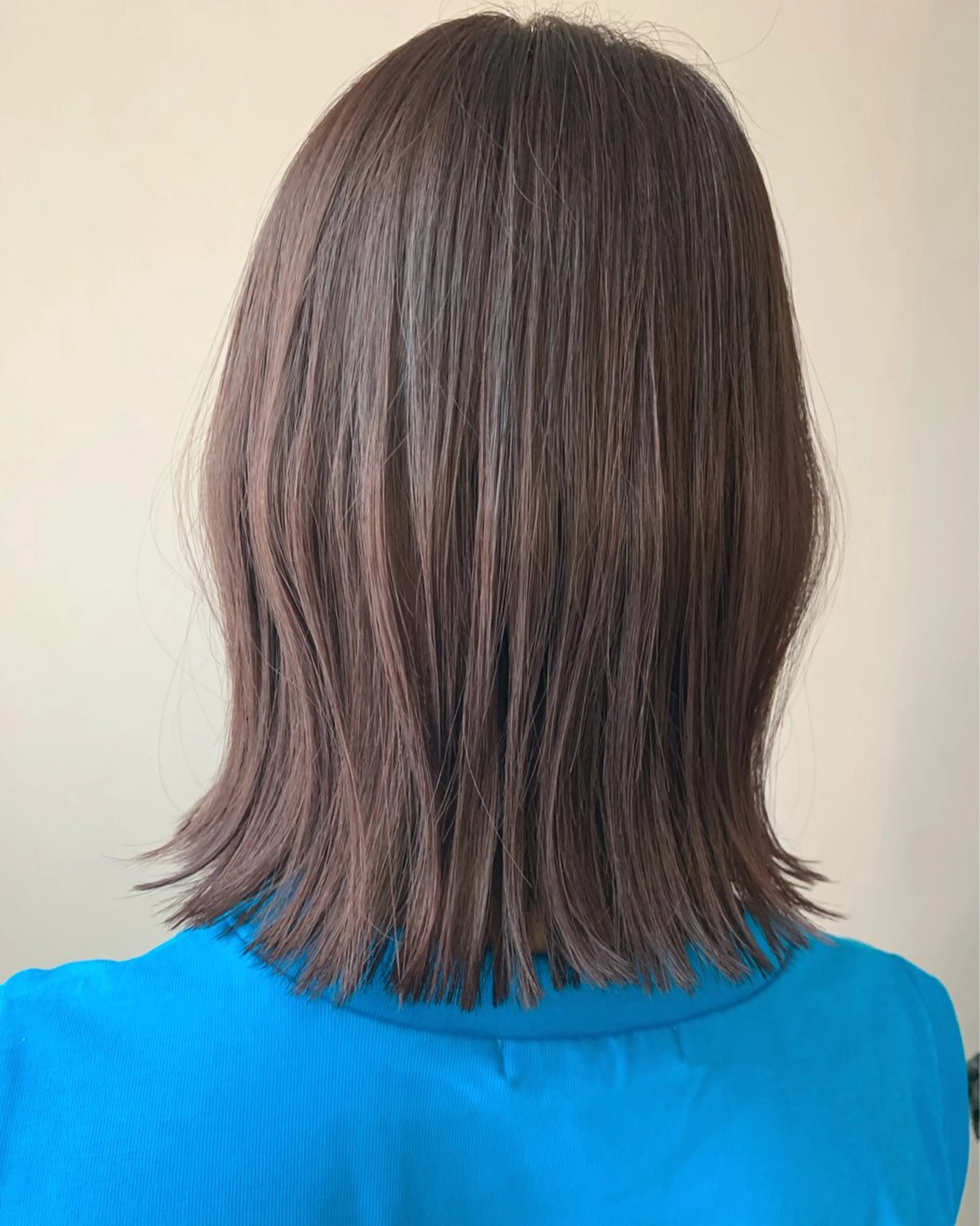 ミディアム カラー ブラウンカラー レッドカラー レッドブラウン カット ヘアカラー トリートメント hub hair レイヤー/透明感のヘアスタイル