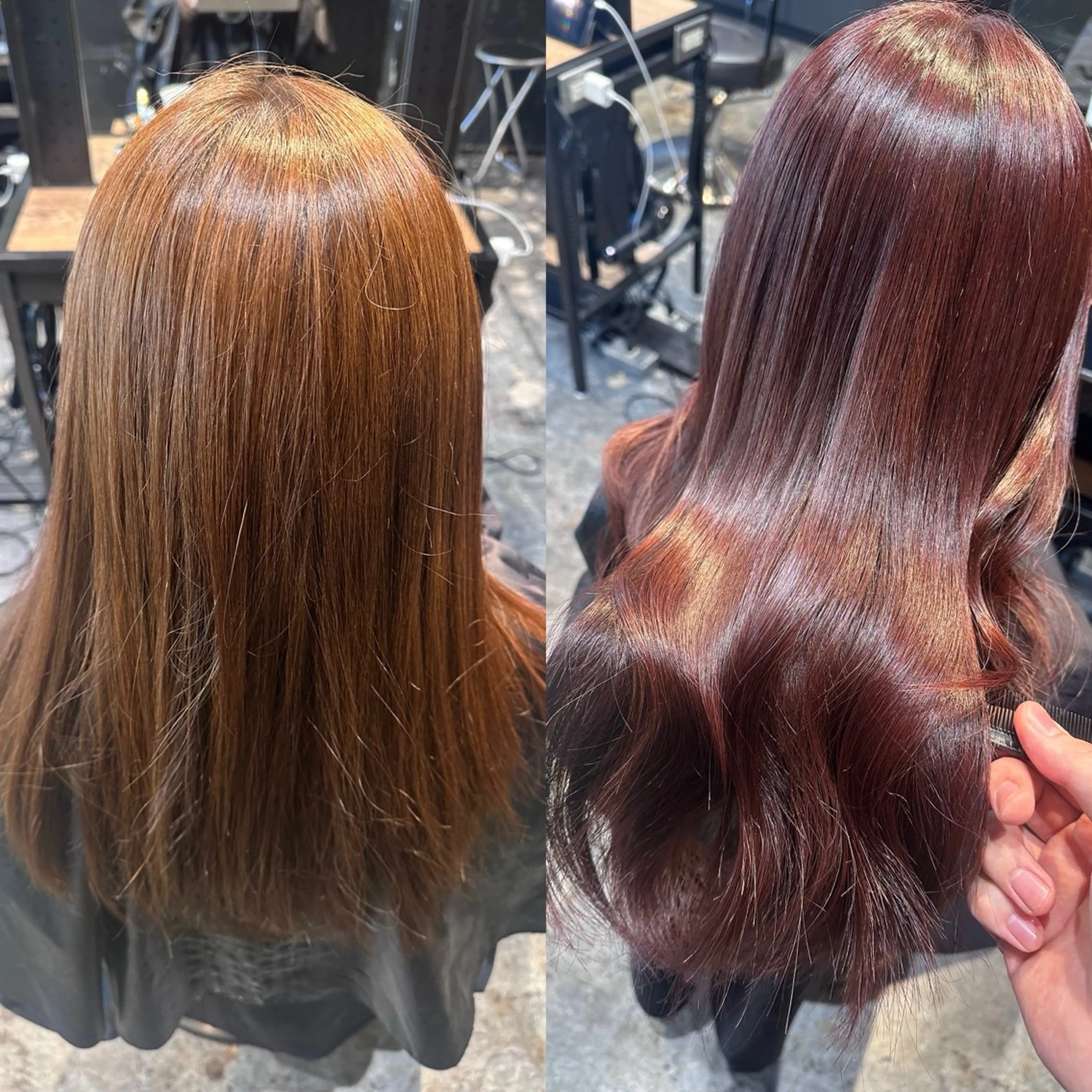 ロング 縮毛矯正 カット ヘアカラー 縮毛矯正 髪質改善＆縮毛矯正専門店LAMRON所属・☁究極自然な縮毛矯正 ︎︎☁横山寛人︎︎☁のヘアスタイル
